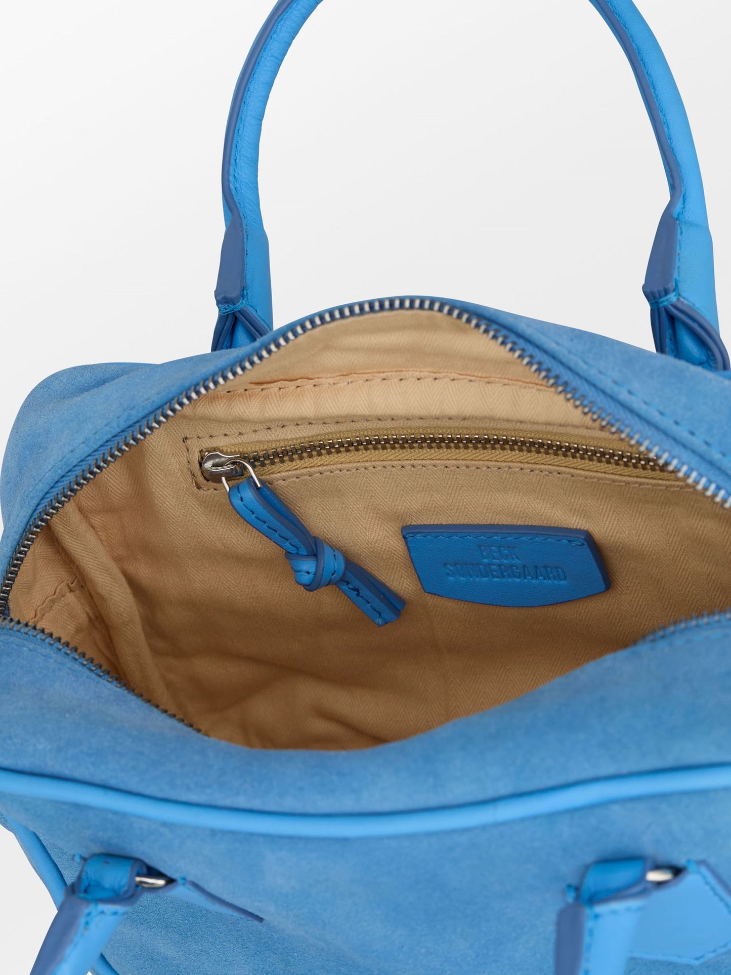 Becksöndergaard, Suede Bree Bag - Azure Blue, bags, bags, bags, sale, sale, bags, bags