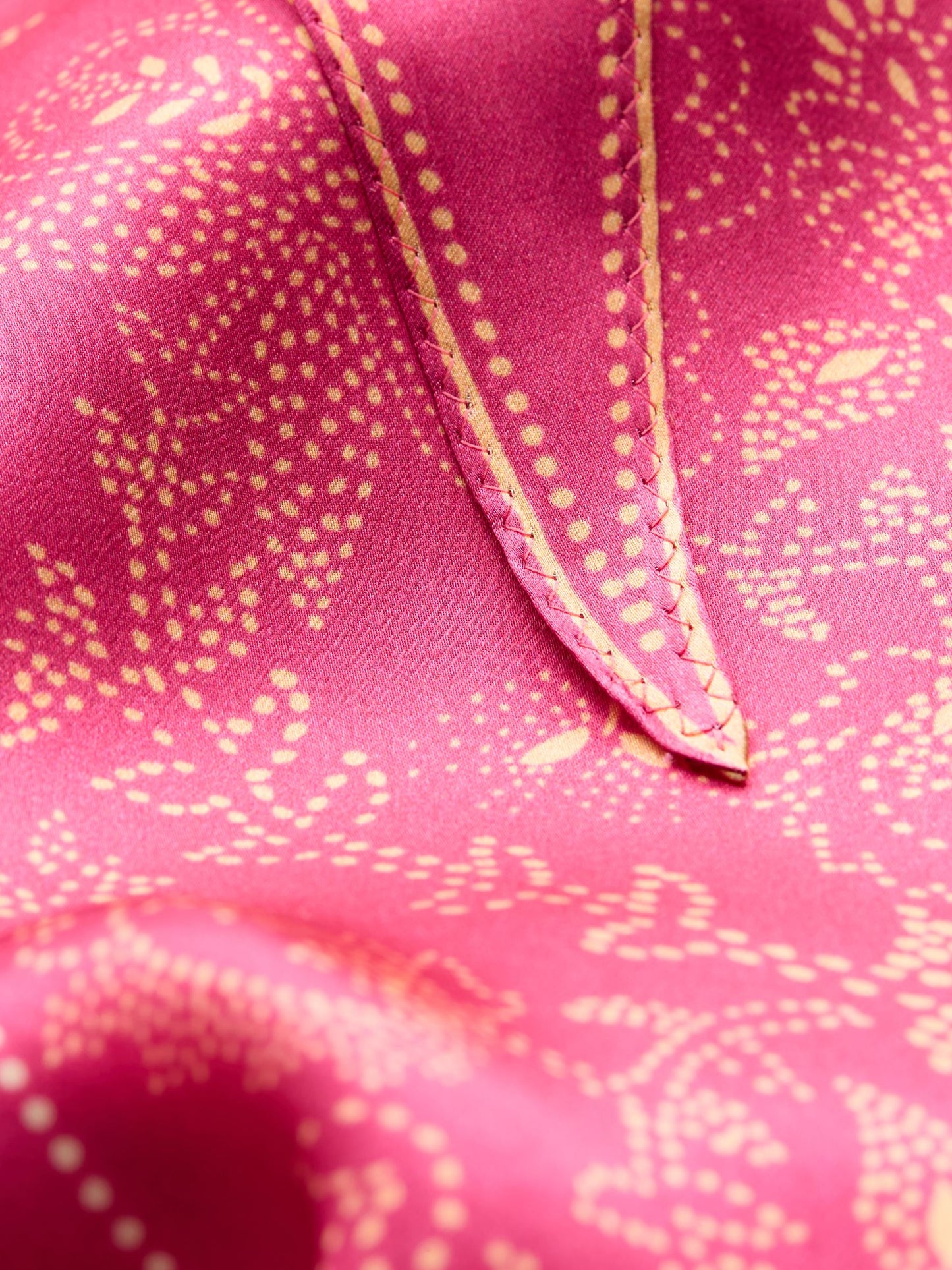 Dotted Flora Diamond Scarf OneSize BeckSöndergaard