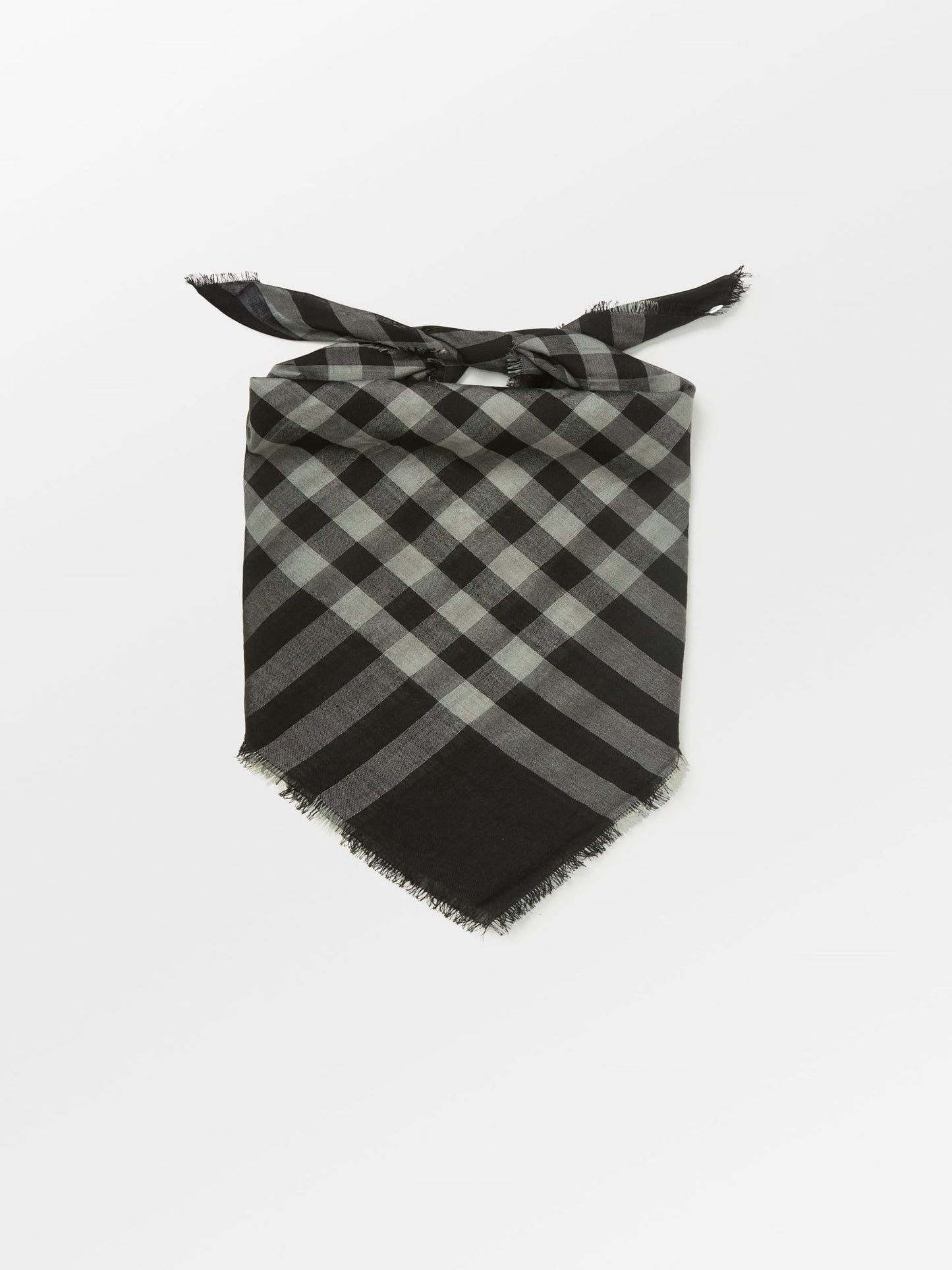 Becksöndergaard, Check Siw Scarf - Black, scarves, scarves, scarves, gifts, gifts, gifts, gifts, black week, black week