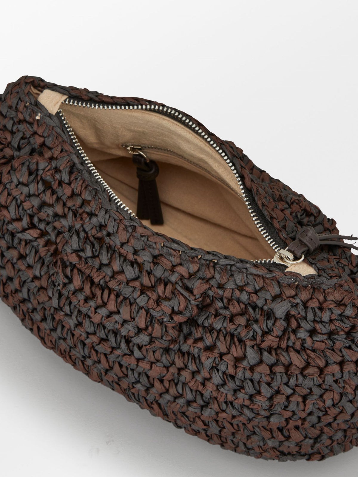 Paper Straw Small Clutch Bag OneSize BeckSöndergaard