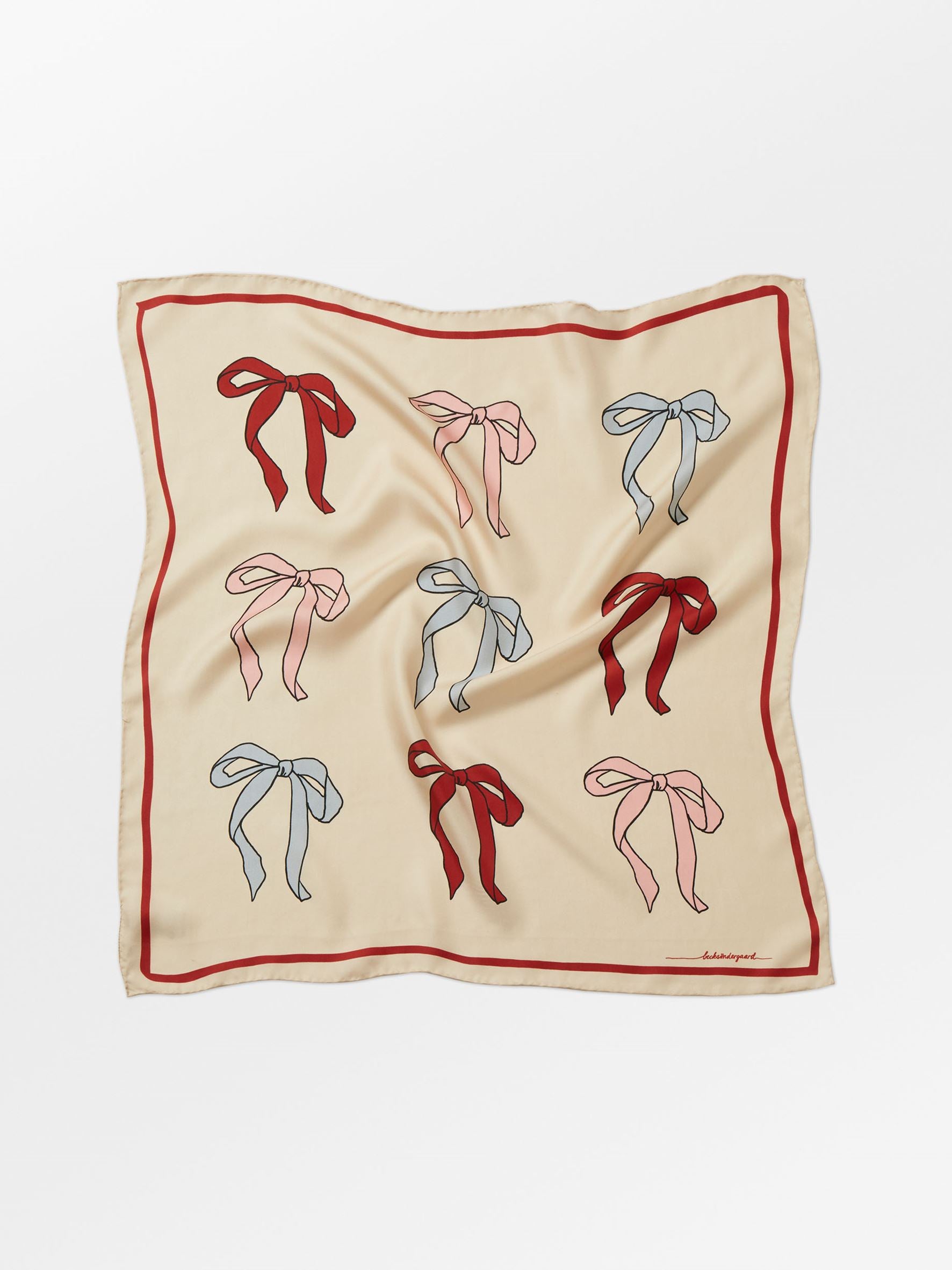 becksondergaard スカーフ　ストール Bow Twill Sia Scarf – Becksöndergaard.com