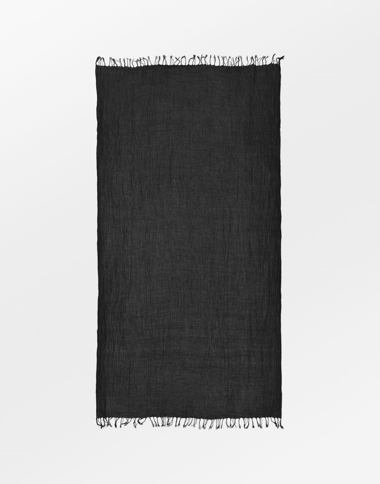 Becksöndergaard, Solid Ilona Scarf - Black/Black, scarves, black week, black week