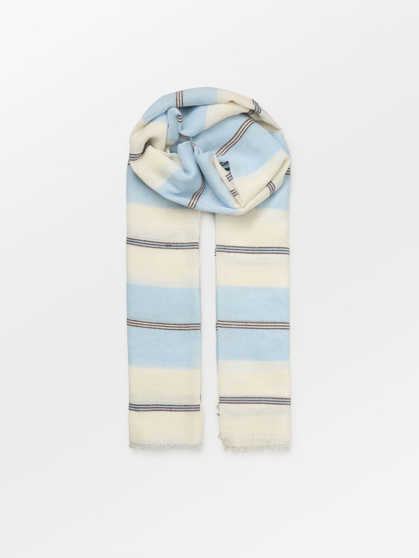 Becksöndergaard, Wovelia Cowea Scarf - Skyway Blue, scarves, scarves, sale, sale