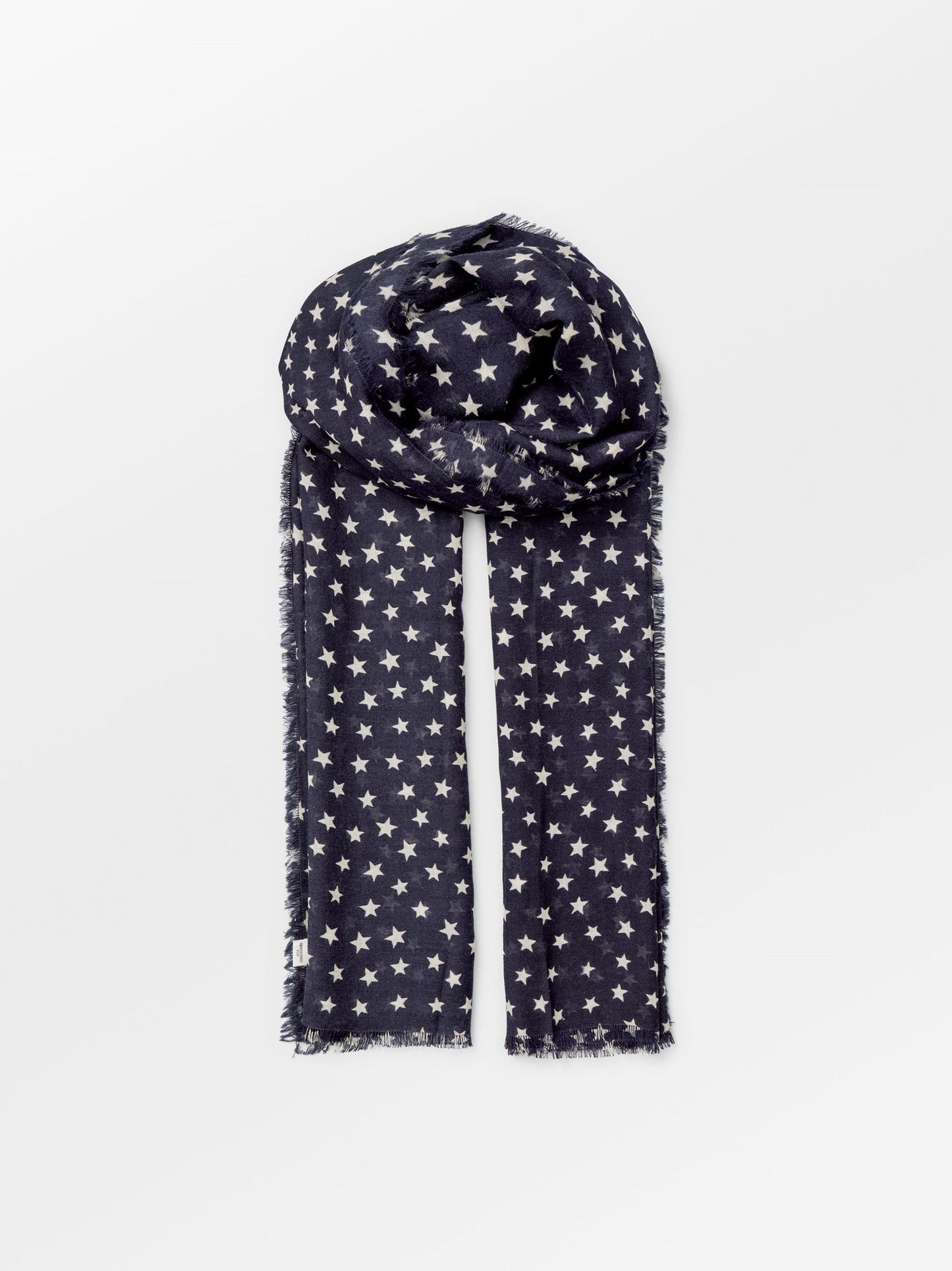 Becksöndergaard, Another Nova Siw Scarf - Navy Blue, scarves, scarves, archive, scarves, archive, scarves, black week, black week