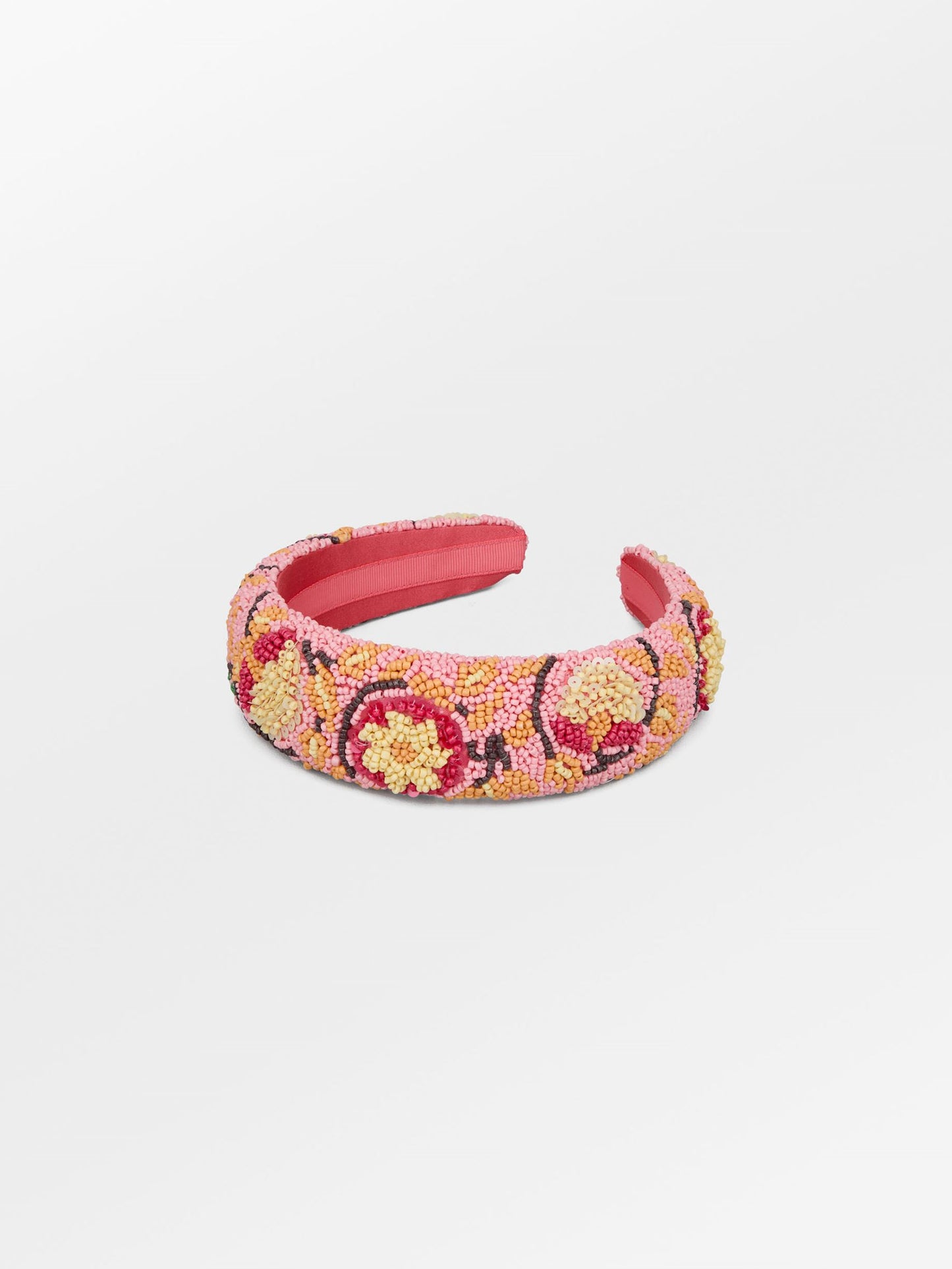 Becksöndergaard, Asflora Wide Beaded Hairbrace - Shell Pink, accessories, sale, sale, accessories, sale