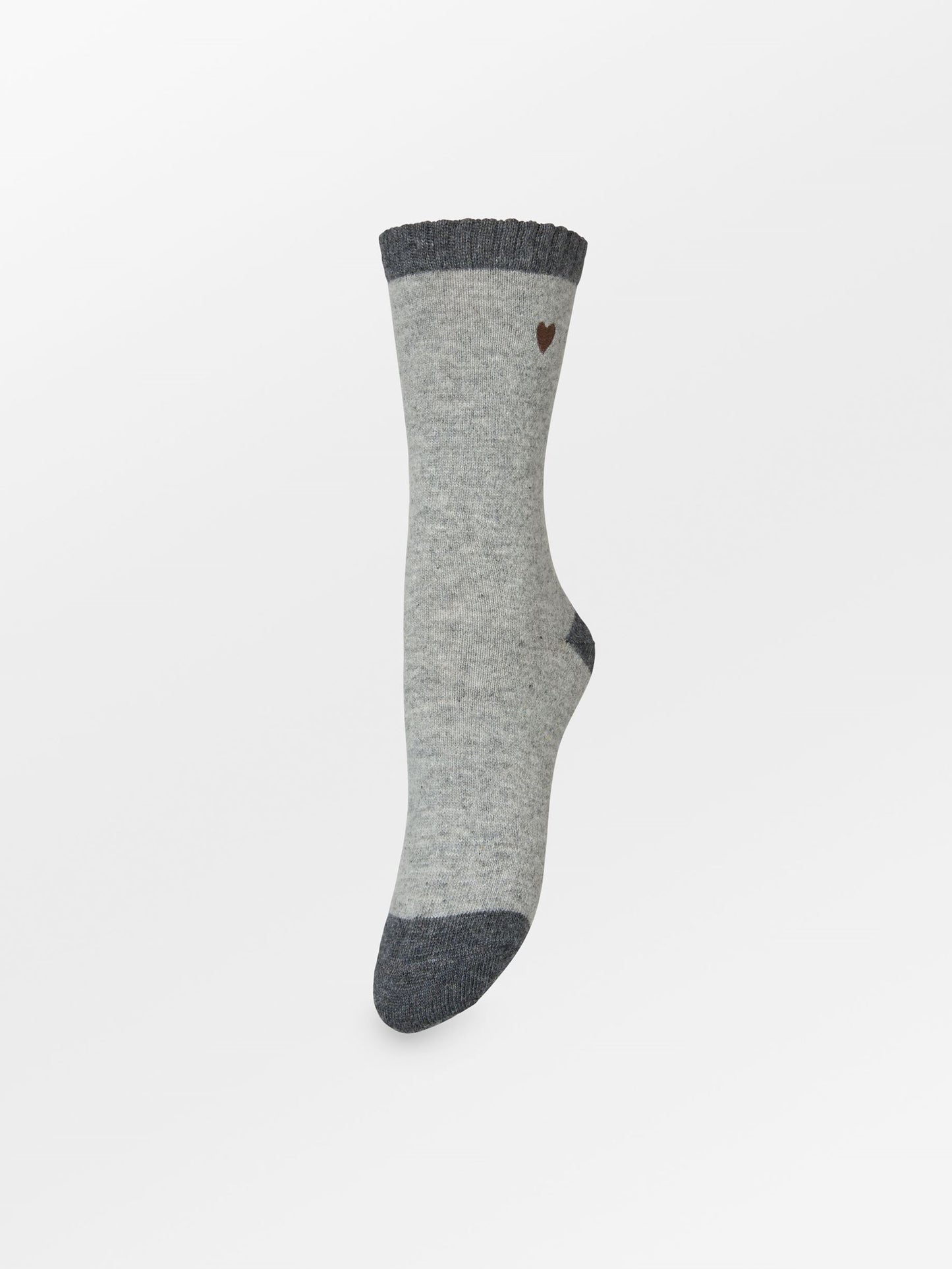 Becksöndergaard, Hearty Wola Sock - Grey Melange, socks, socks