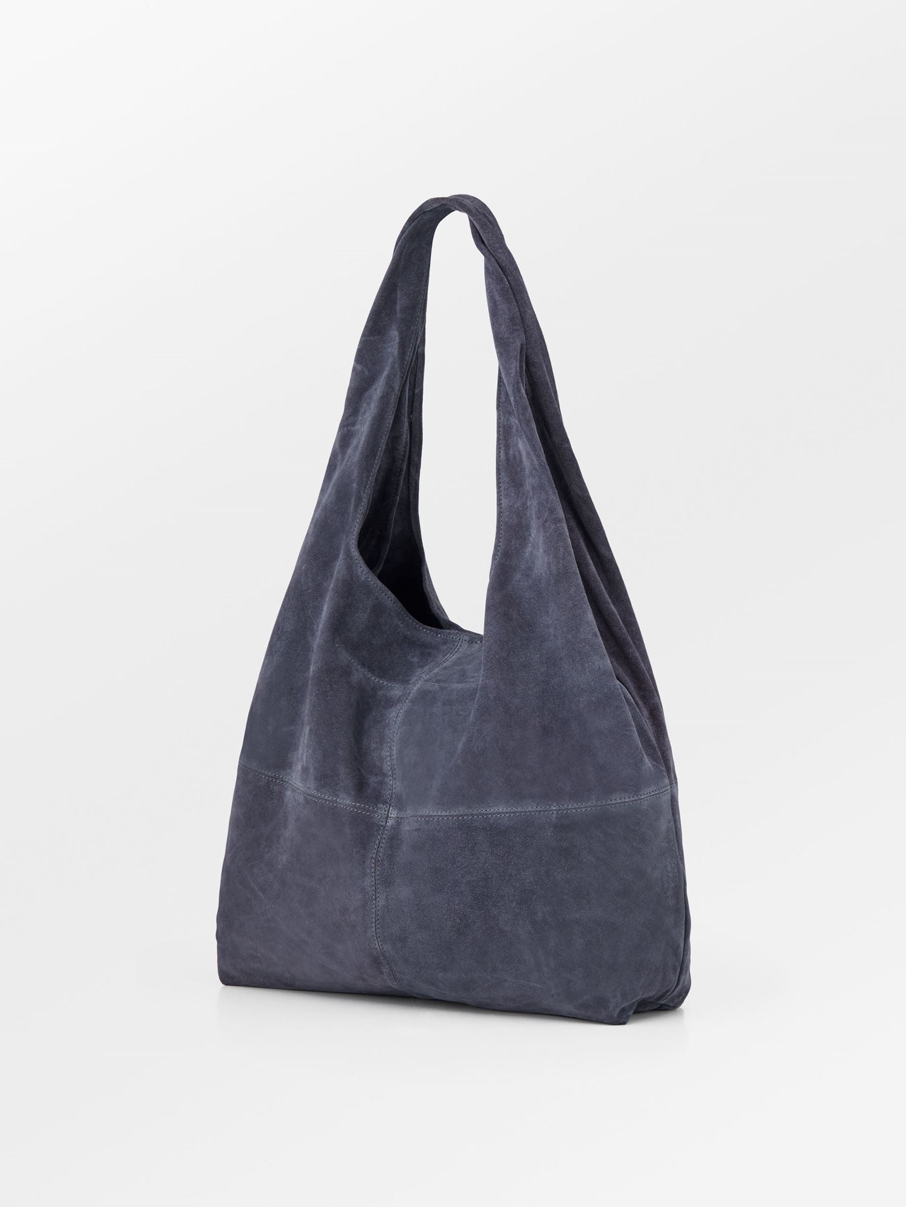 Suede Dalliea Shopper Bag - Dark Blue – Becksöndergaard.com