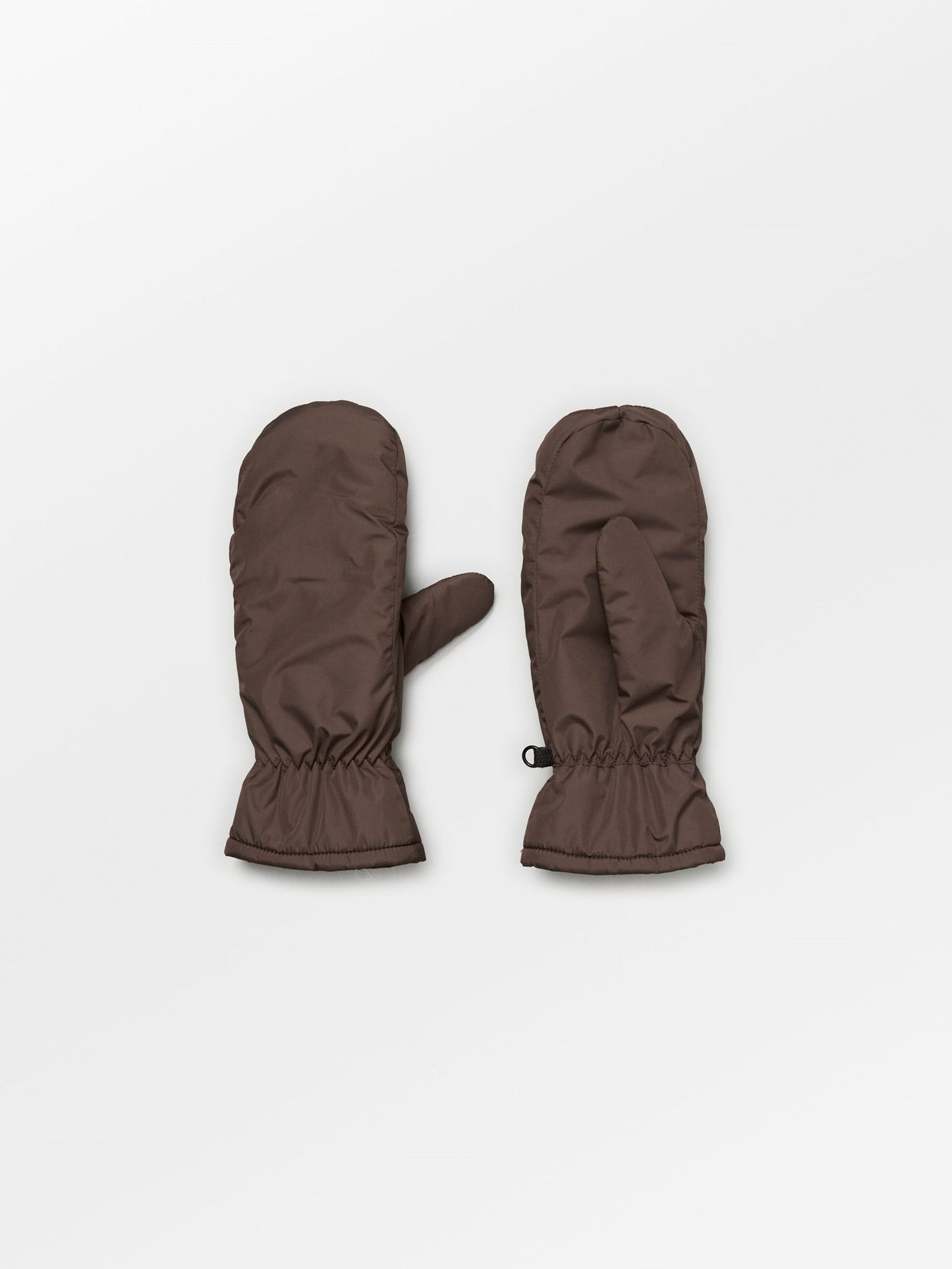 Padded Nylona Mitten - Deep Taupe Brown Clothing BeckSöndergaard