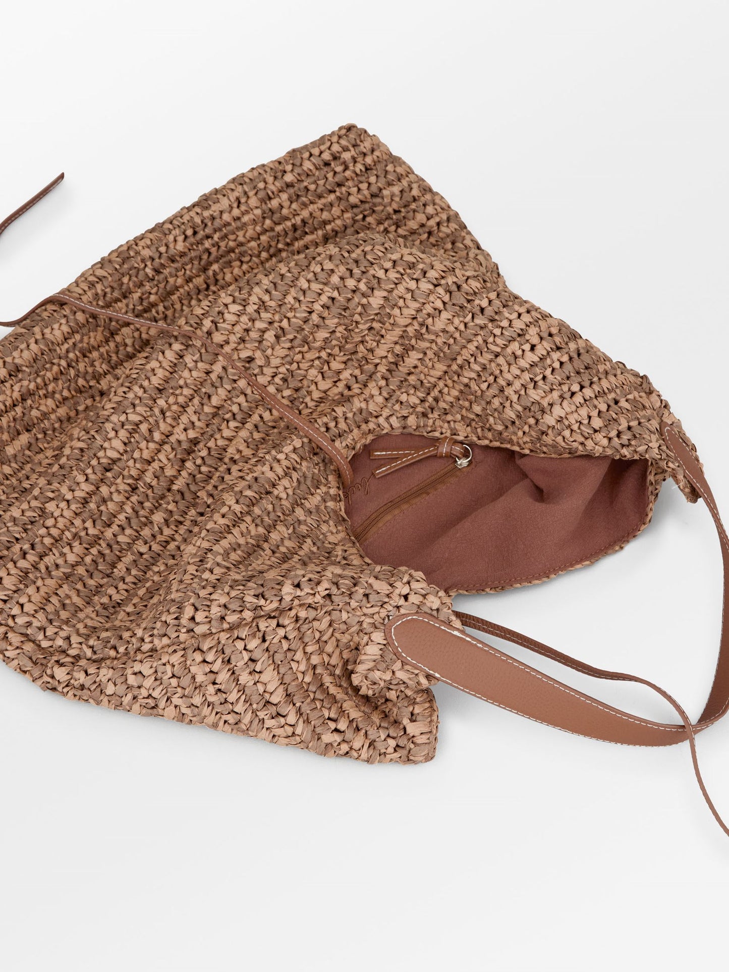 Paper Straw Siena Bag OneSize BeckSöndergaard