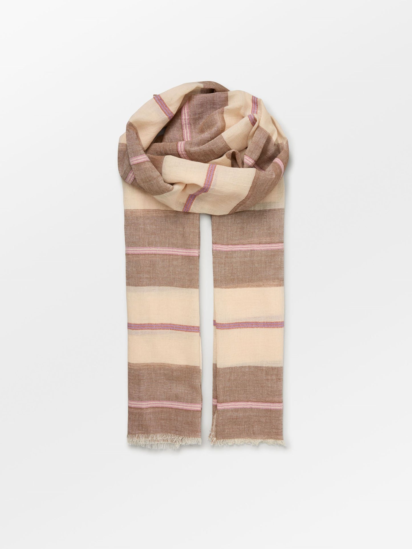 Becksöndergaard, Wovelia Cowea Scarf - Mocha Brown, scarves, scarves, sale, sale