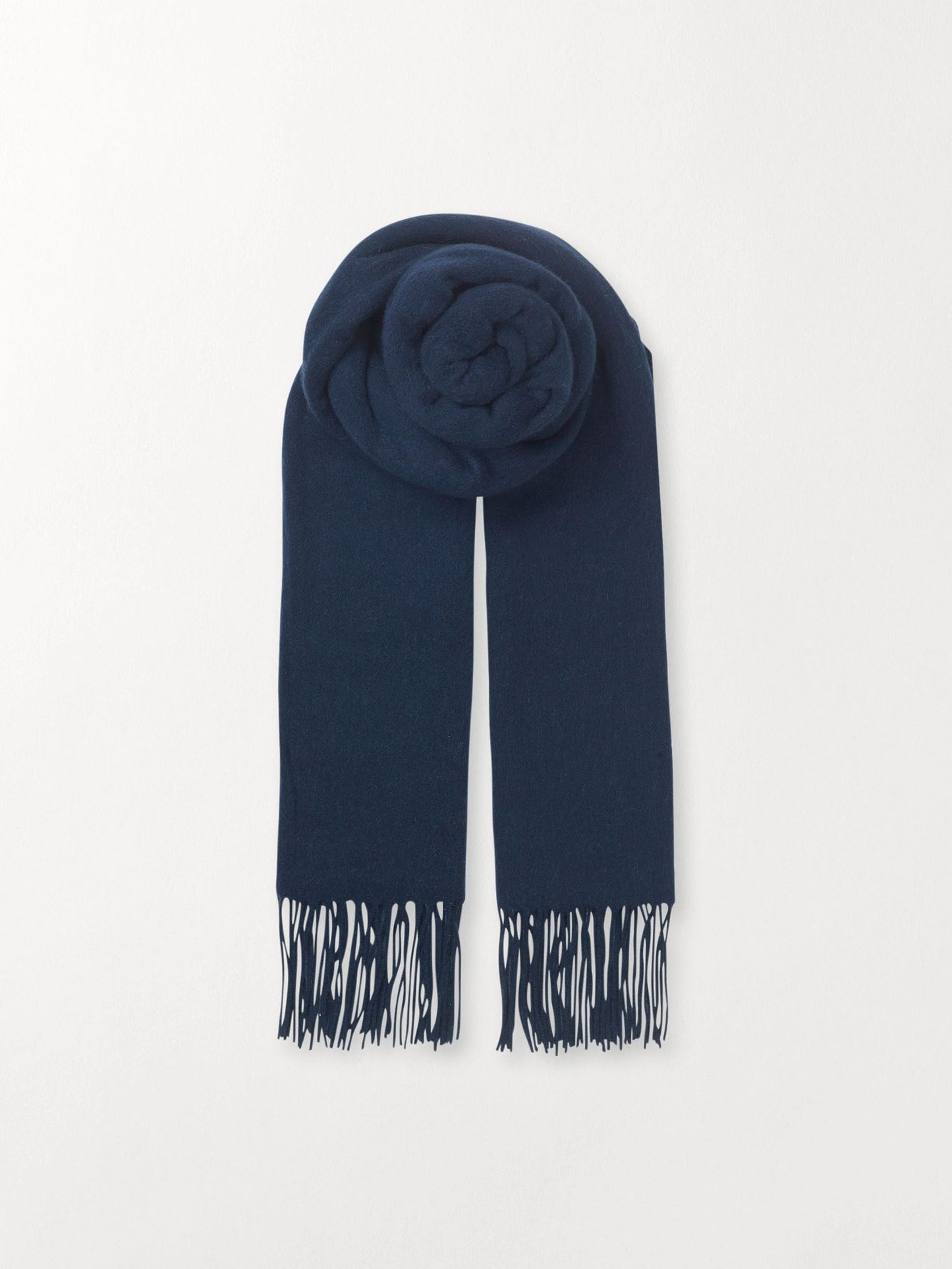 Crystal Edition Wool Scarf - Dark blue OneSize   BeckSöndergaard