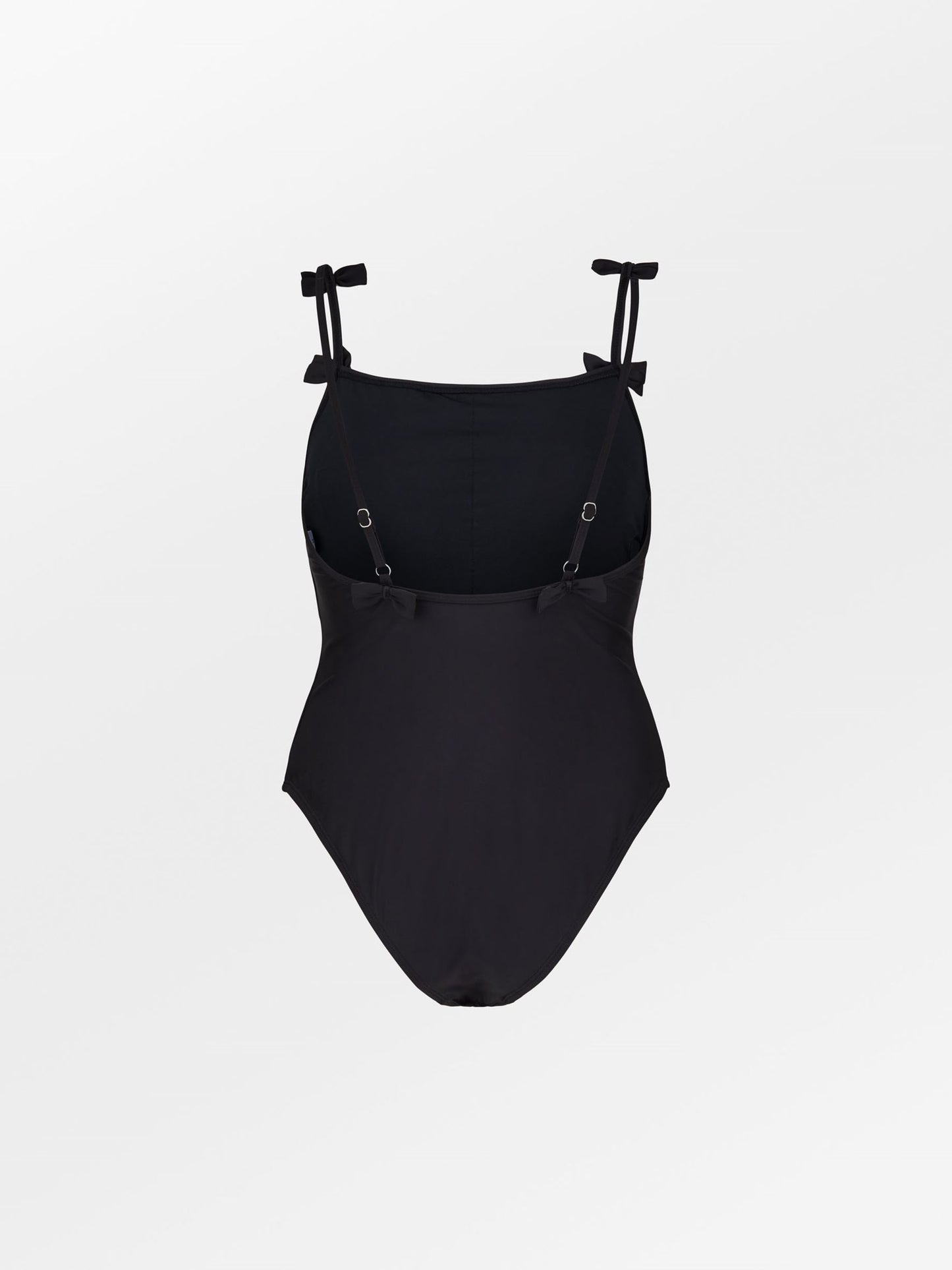 Solid Bow Euna Swimsuit - Black Clothing   BeckSöndergaard