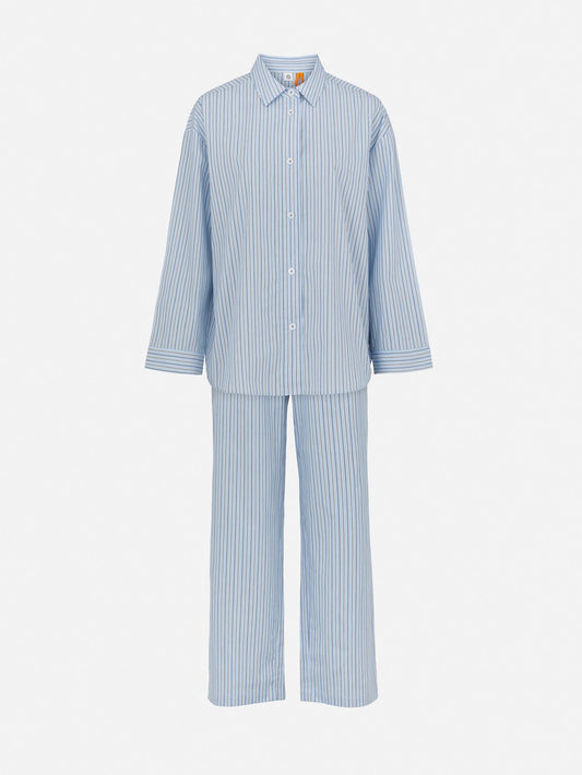 Stripel Pyjamas Set - Blue Sky Clothing   BeckSöndergaard