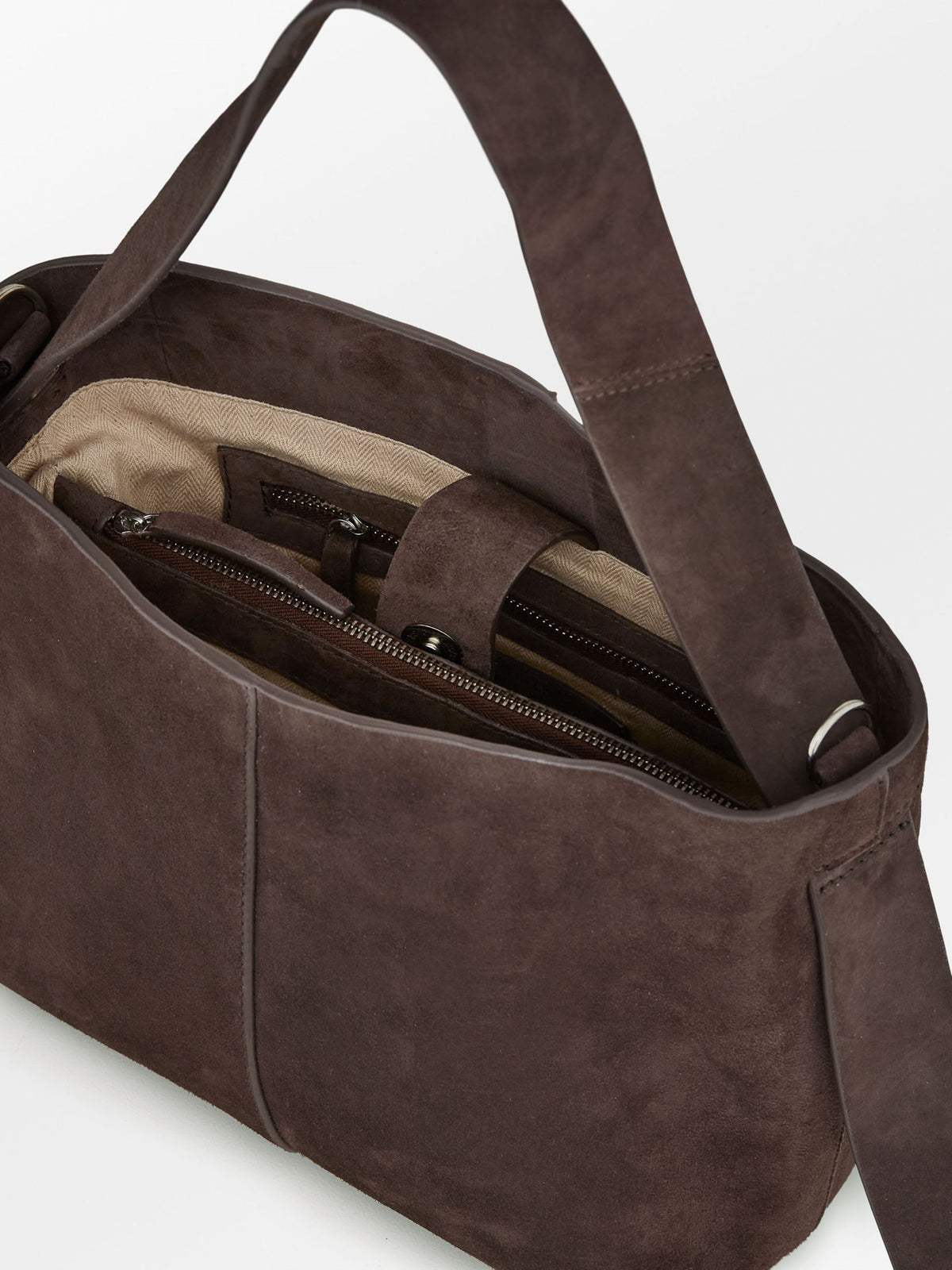 Suede Fraya Small Bag OneSize BeckSöndergaard