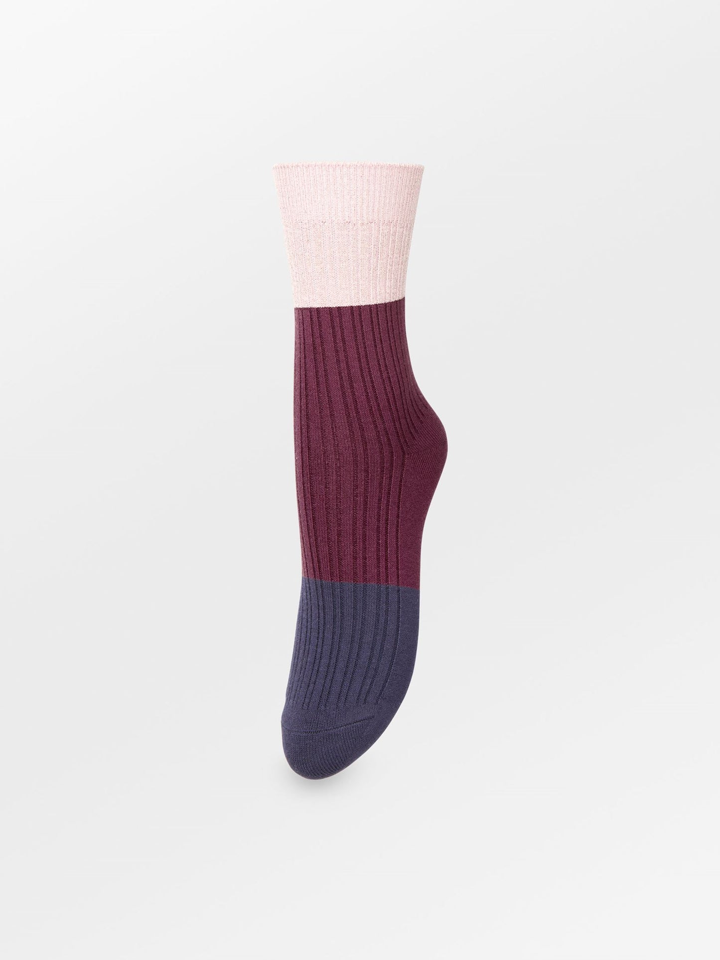 Becksöndergaard, Colourblock Bam Sock - Graystone Blue, socks, socks, socks, black week, black week