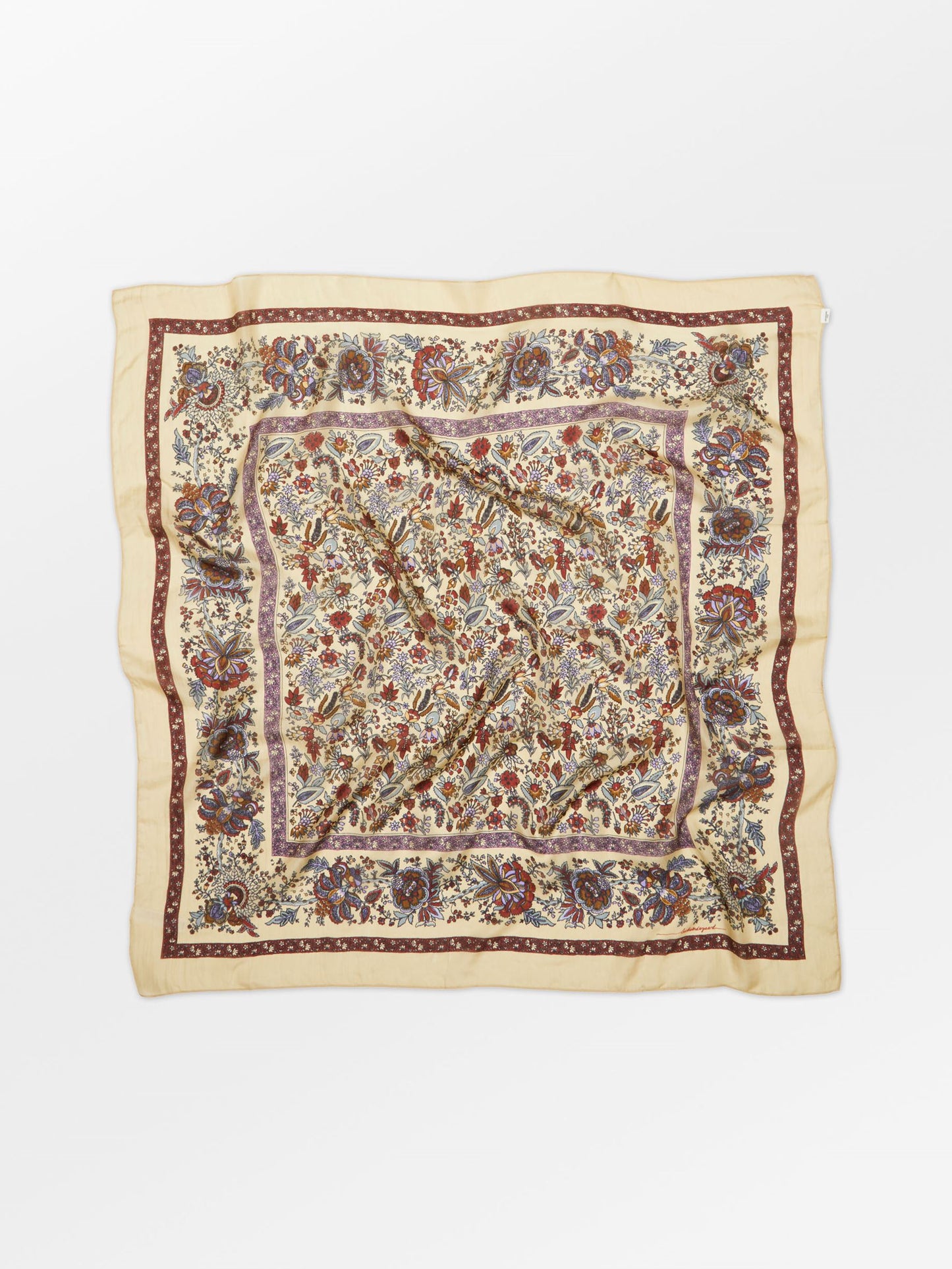 Becksöndergaard, Tapisflora Taby Sia scarf - Rutabaga White, onesize