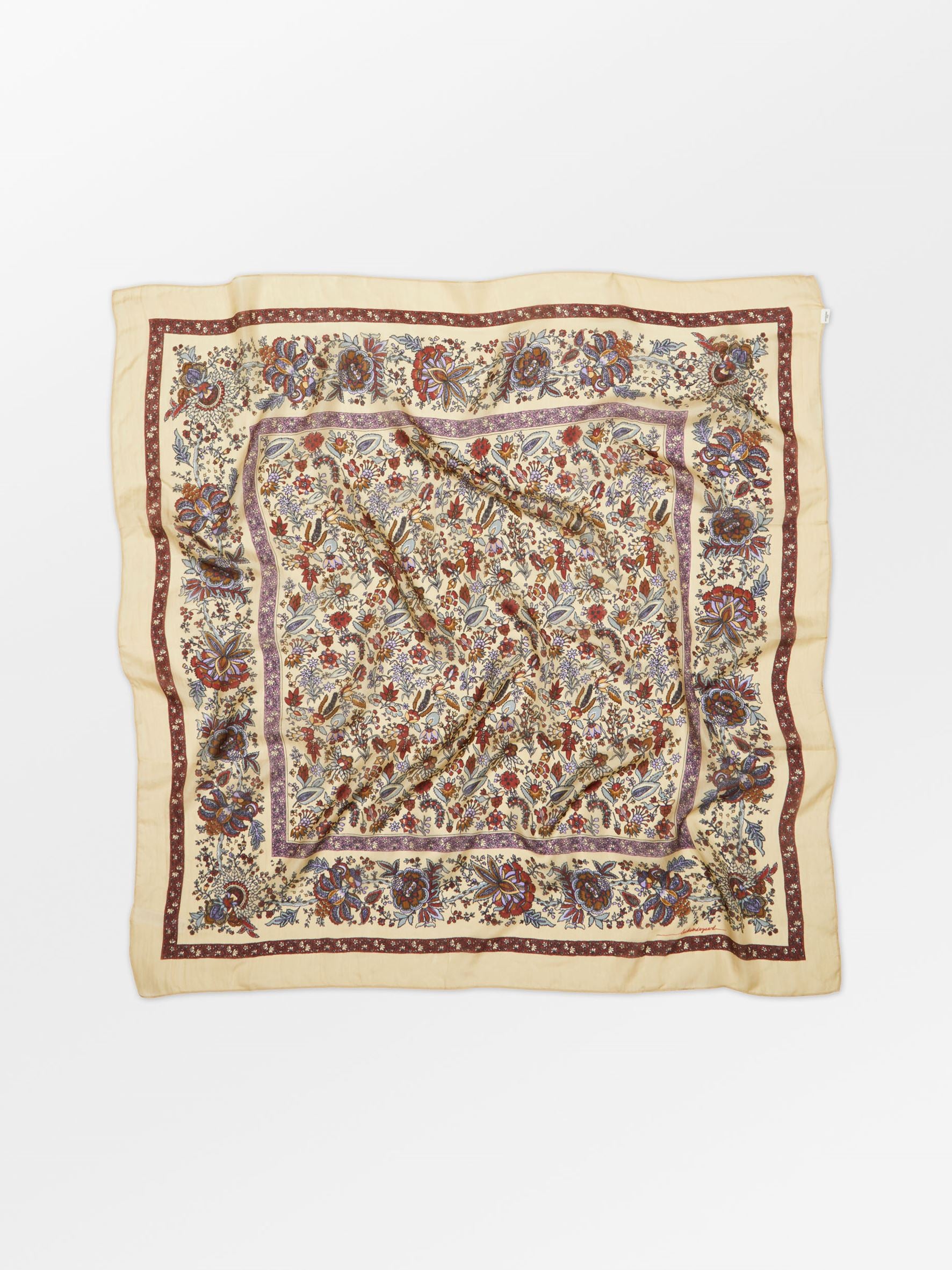 Becksöndergaard, Tapisflora Taby Sia scarf - Rutabaga White, onesize