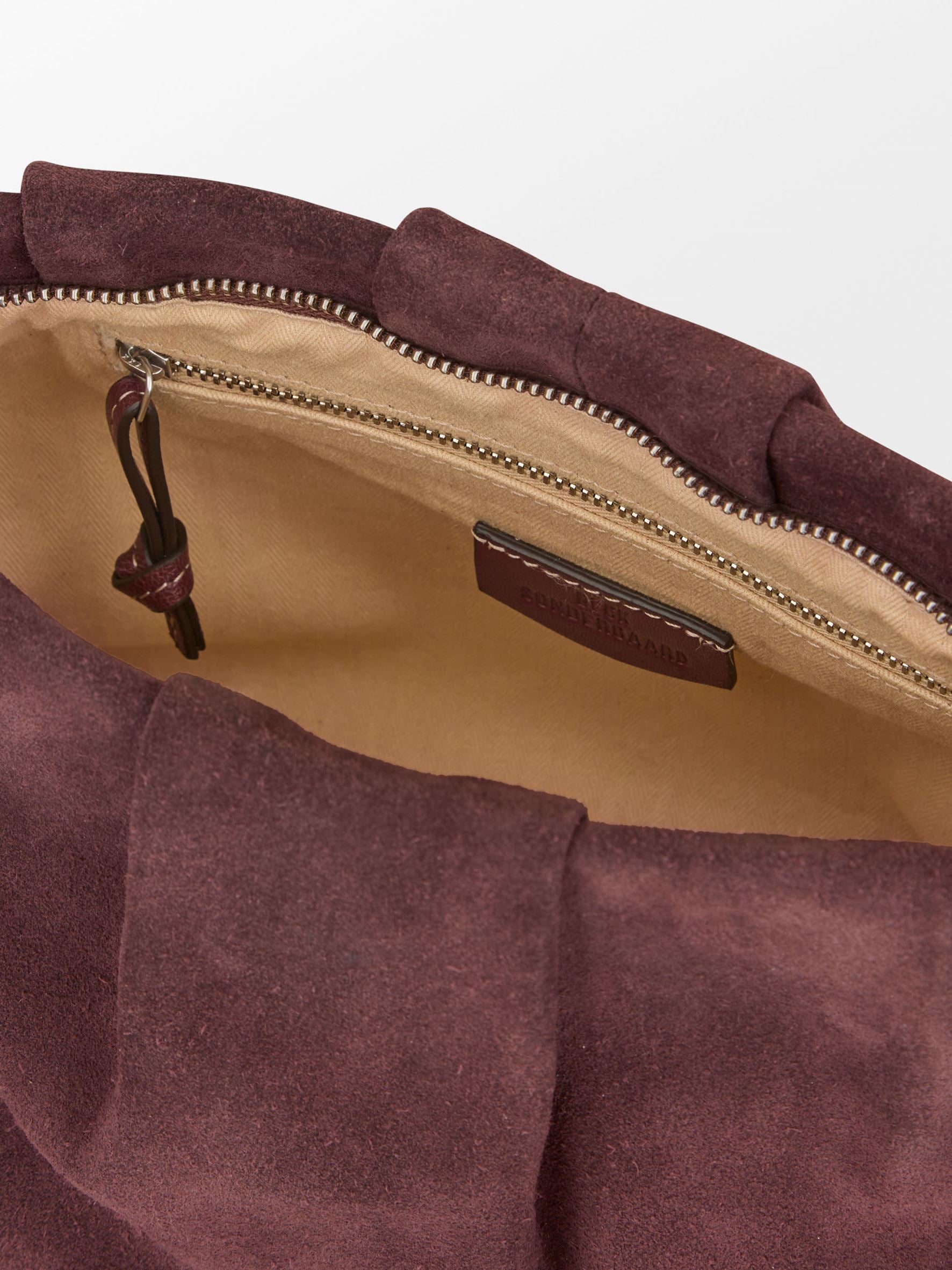 Suede Clutch Bag OneSize BeckSöndergaard