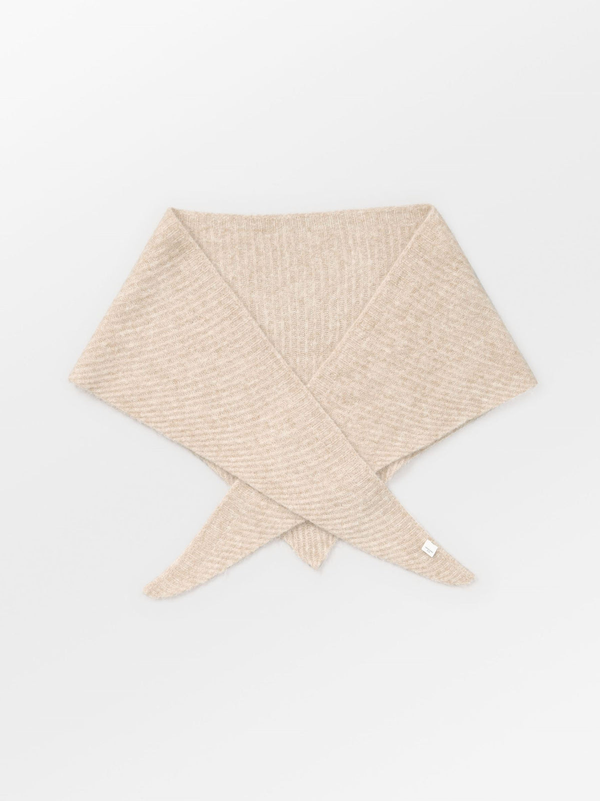 Becksöndergaard, Alpaca-Wool Triangle Scarf - Simply Taupe Beige, scarves, scarves, winter accessories, winter accessories