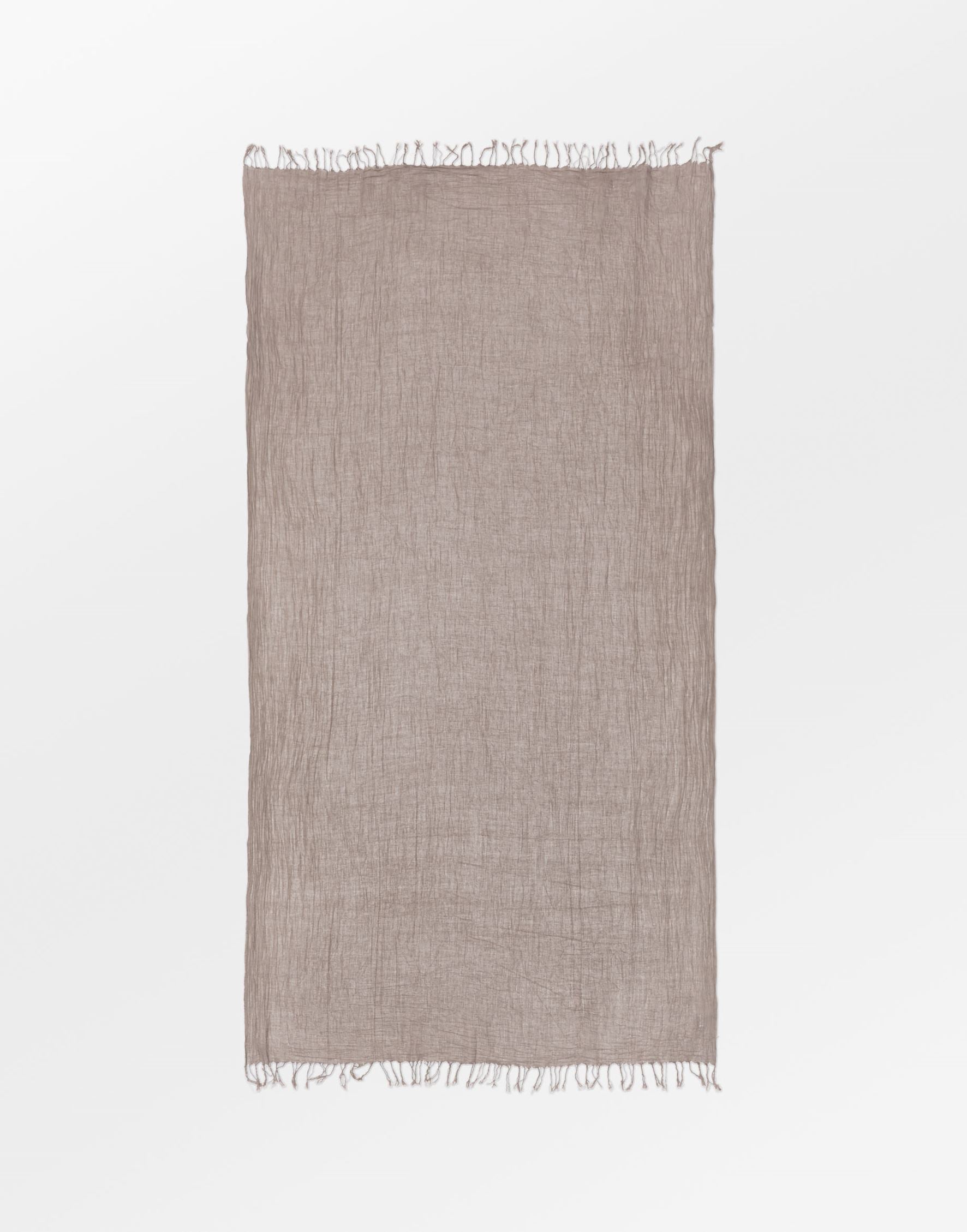 Solid Ilona Scarf - Sand Beige OneSize BeckSöndergaard