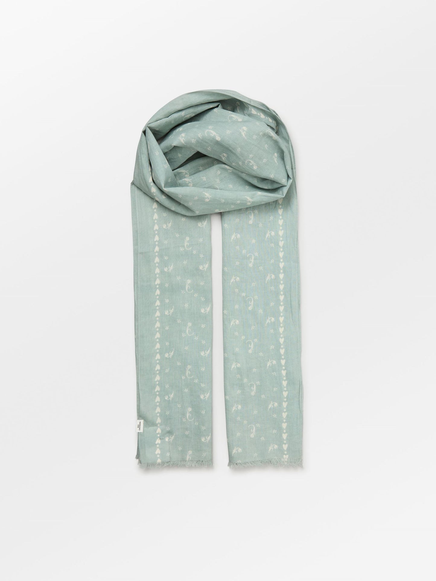 Becksöndergaard, Tulipa Long Cotta Scarf - Silver Blue, scarves, sale, sale, scarves