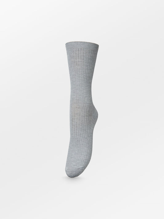 Telma Solid Sock - Grey Socks   BeckSöndergaard