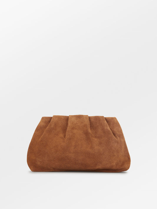 Becksöndergaard, Suede Clutch Bag - Cognac Brown, bags, bags, bags, bags, bags