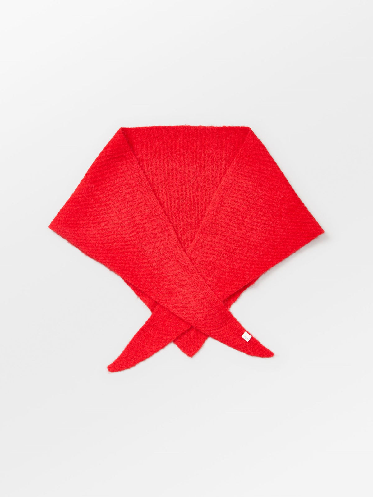 Becksöndergaard, Alpaca-Wool Triangle Scarf - Salsa Red, scarves, scarves, winter accessories, winter accessories