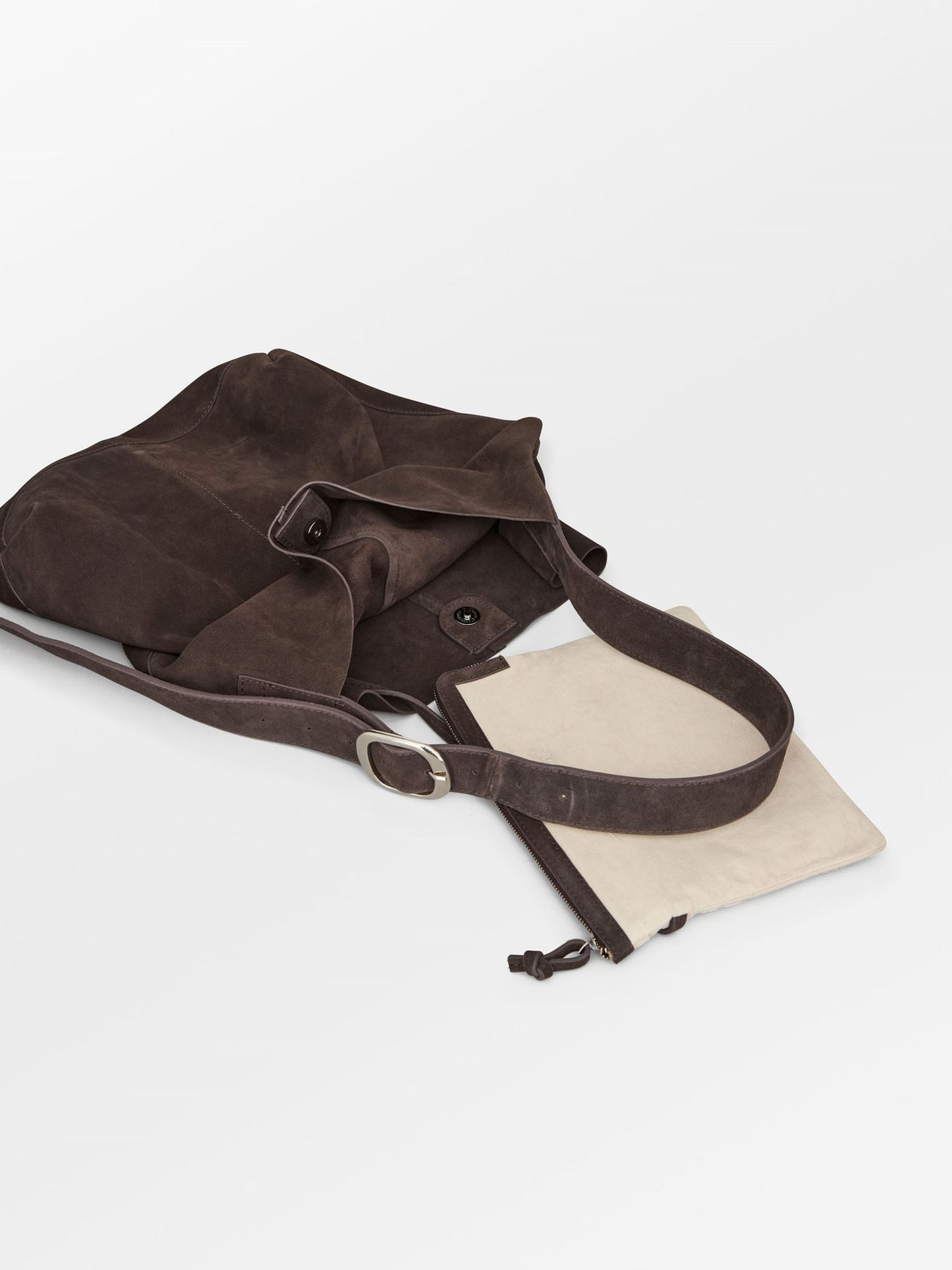 Suede Mae Buckle Bag OneSize BeckSöndergaard