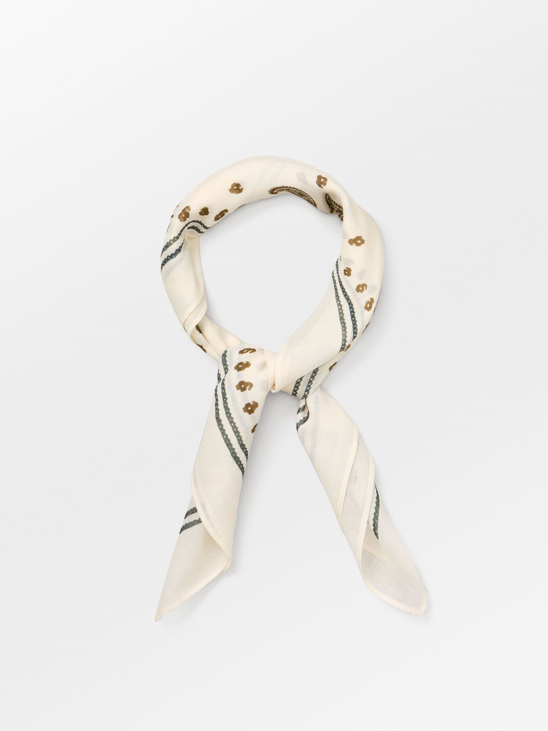 Bloom Paisley Cotta Scarf OneSize BeckSöndergaard