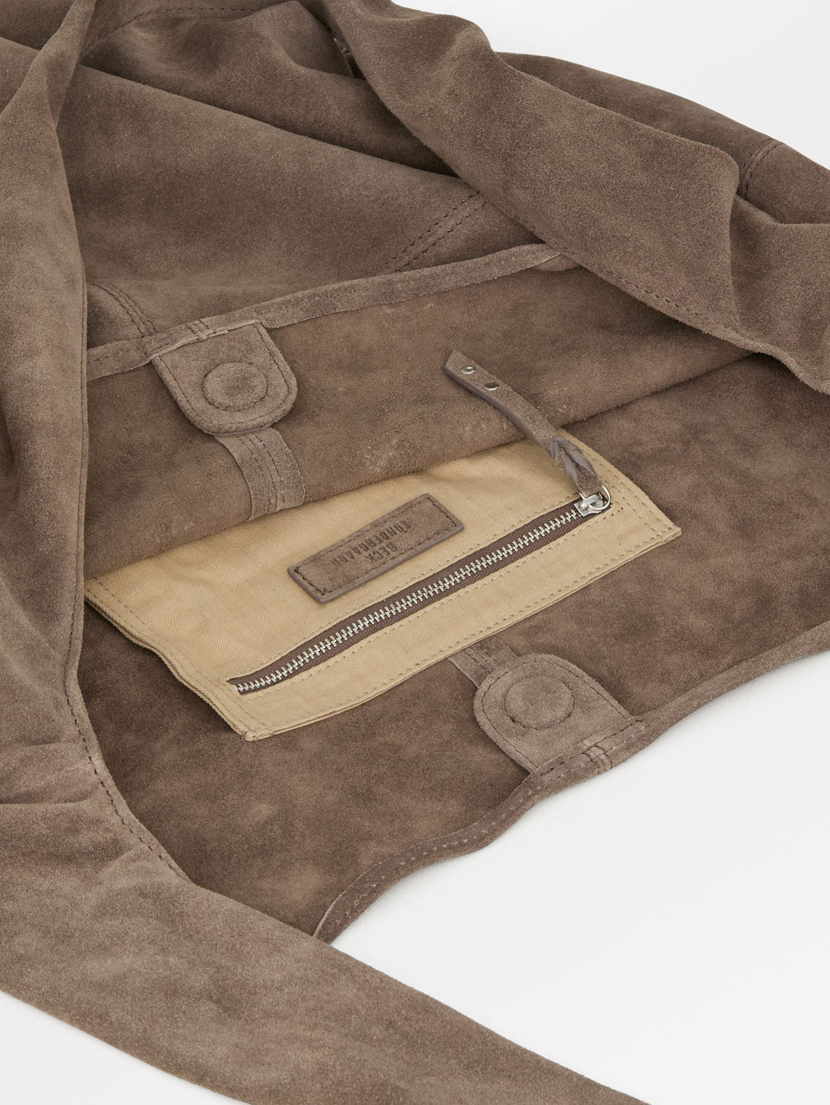 Suede Dalliea Shopper Bag - Light Brown OneSize BeckSöndergaard