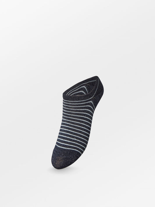 Stripe Glitter Sneakie Sock Socks BeckSöndergaard