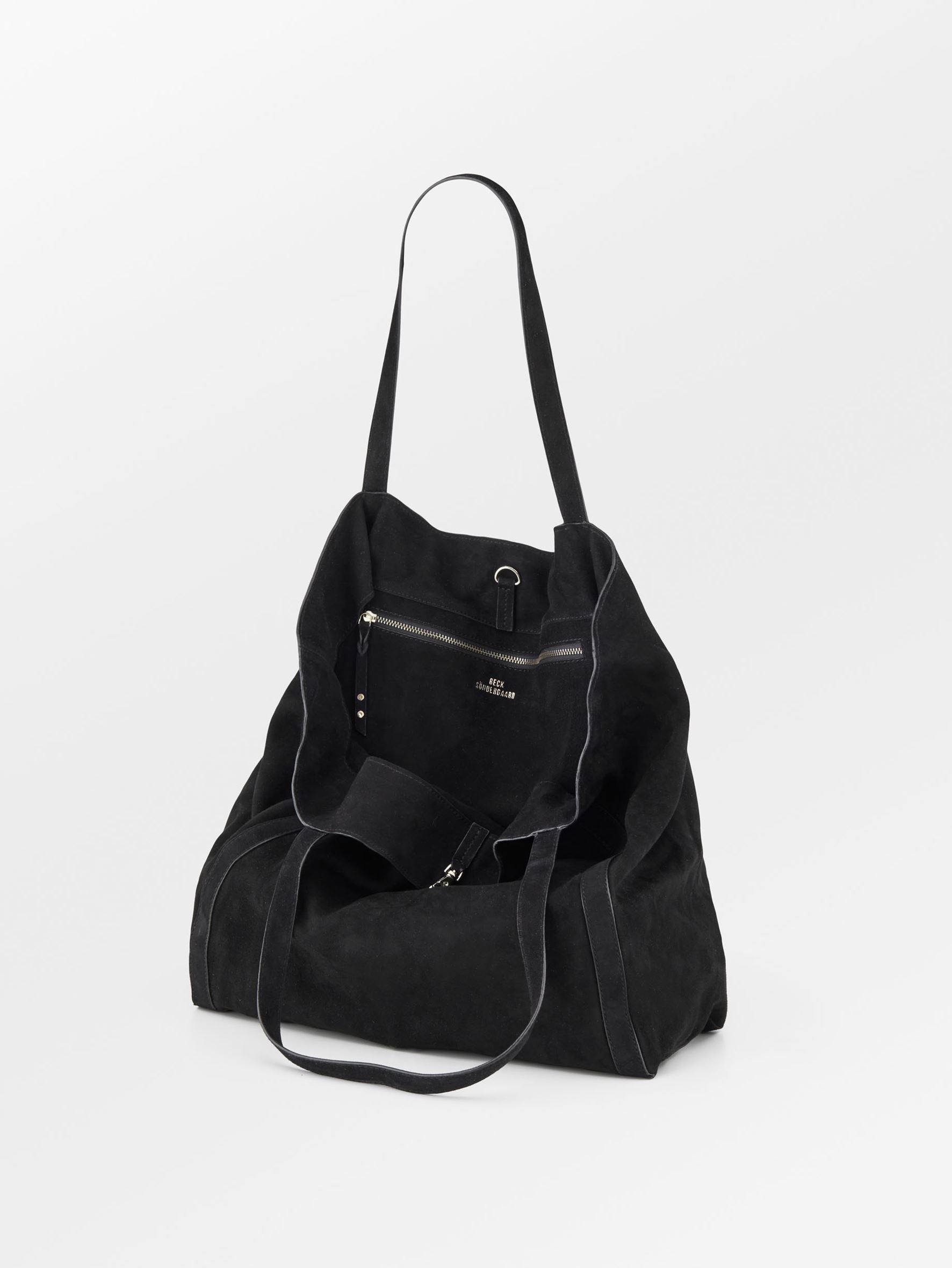 Becksöndergaard, Suede Eden Bag - Black, bags, bags, bags, bags, bags, bags