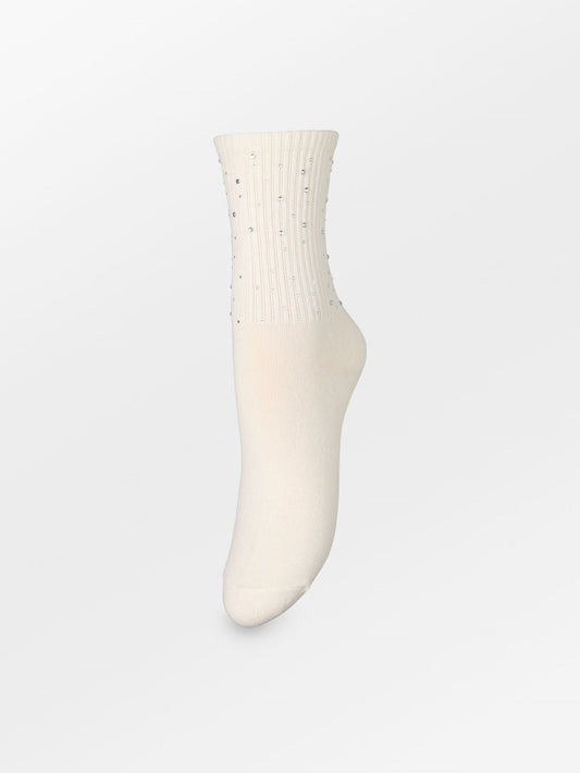 Becksöndergaard, Glimsy Cotta Sock - Birch White, socks, archive, archive, socks, black week, black week