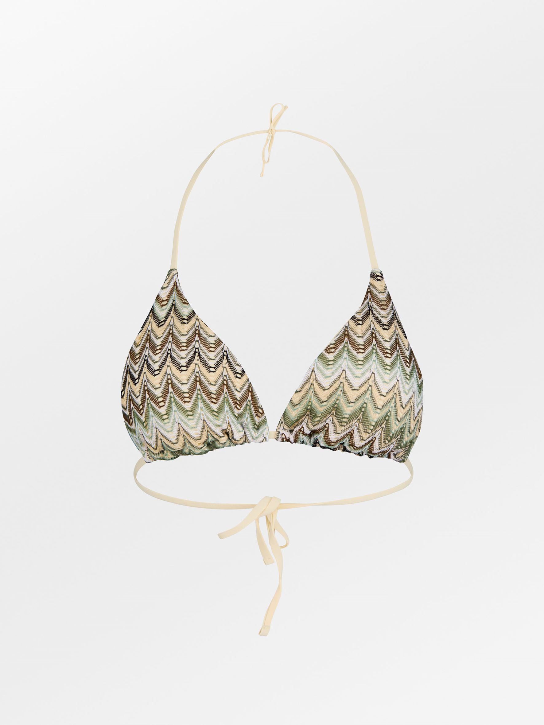 Becksöndergaard, Amber Bel Bikini Top - Beetle Green, swimwear, swimwear, swimwear, swimwear, gifts, black week, black week