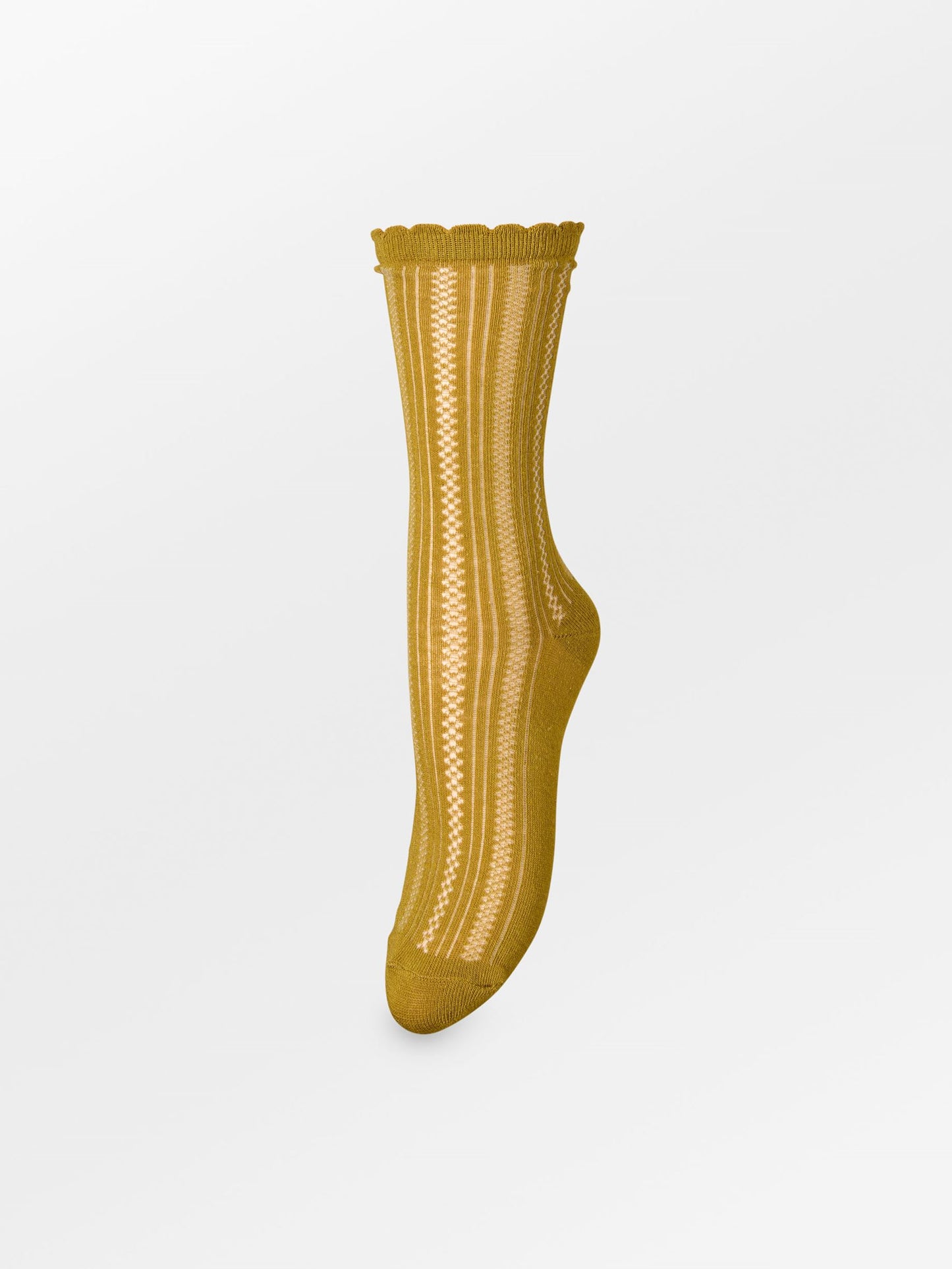 Becksöndergaard, Crochia Cotta Sock - Yellow Olive, socks, socks, socks, black week, black week, socks