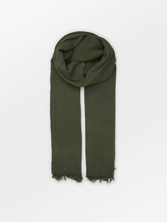 Becksöndergaard, Solid Ilona Scarf - Army, scarves, black week, black week