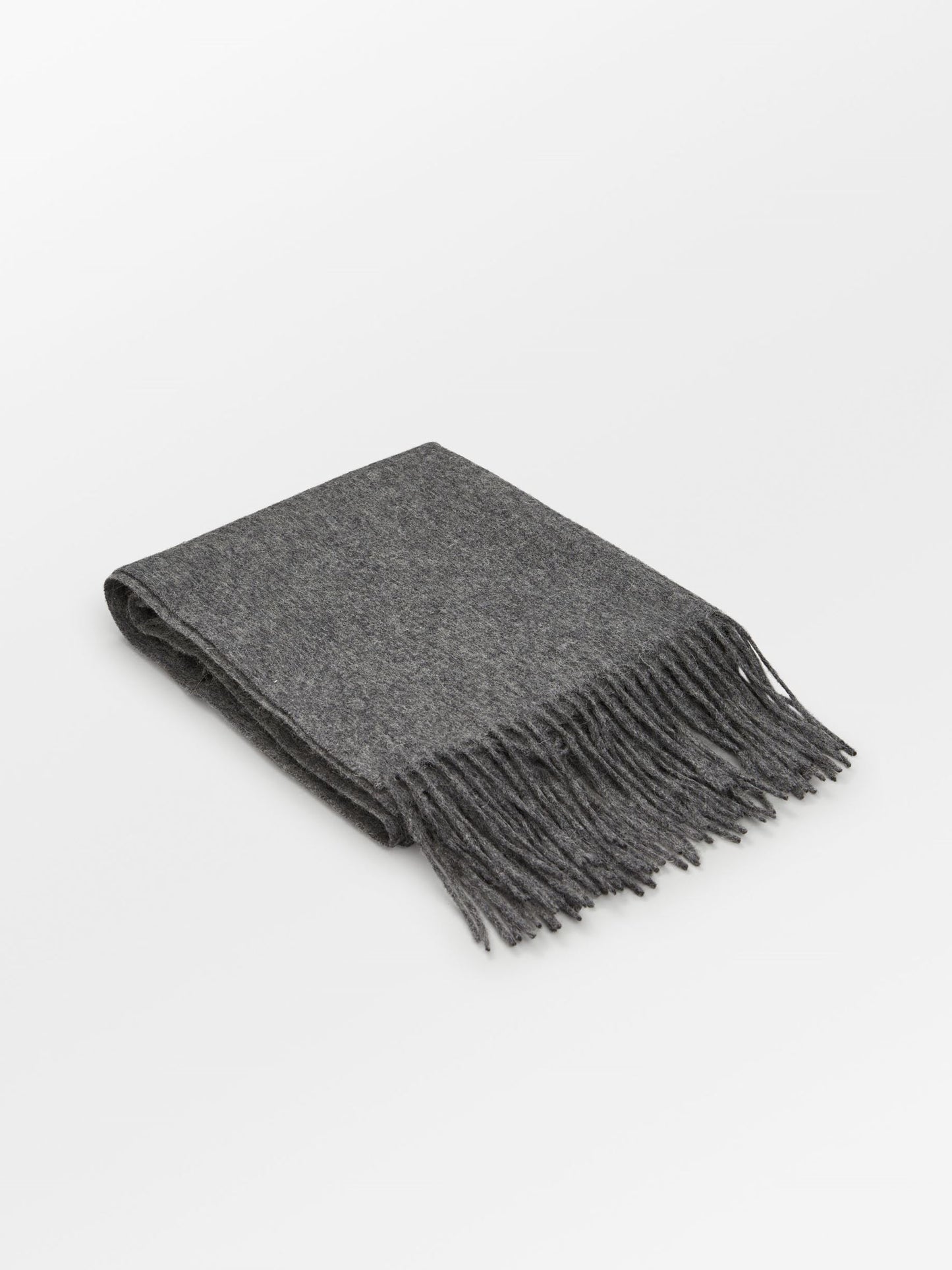 Crystal Edition Wool Scarf - Dark Grey OneSize BeckSöndergaard