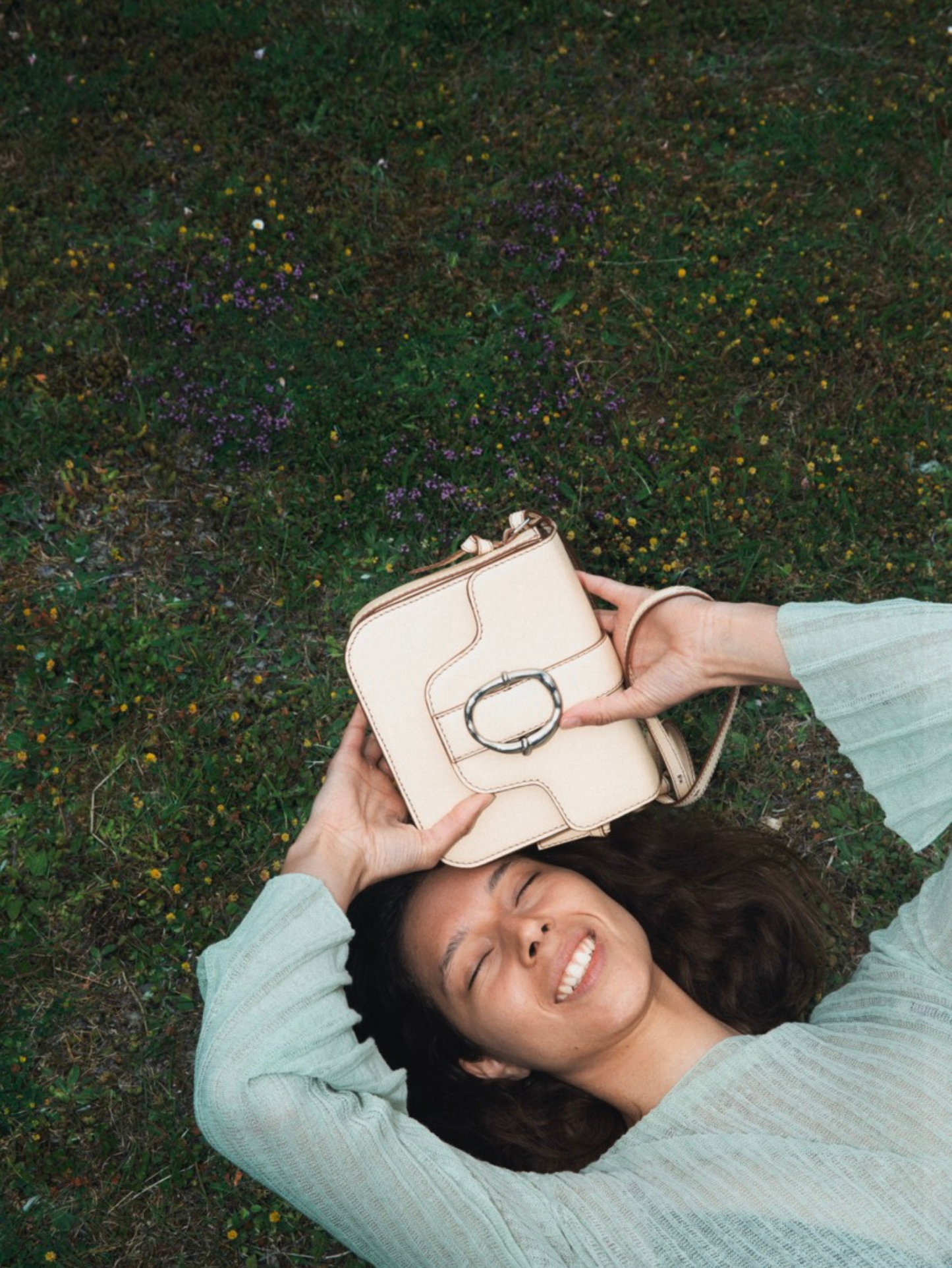 Glossy Iris Buckle Bag OneSize BeckSöndergaard