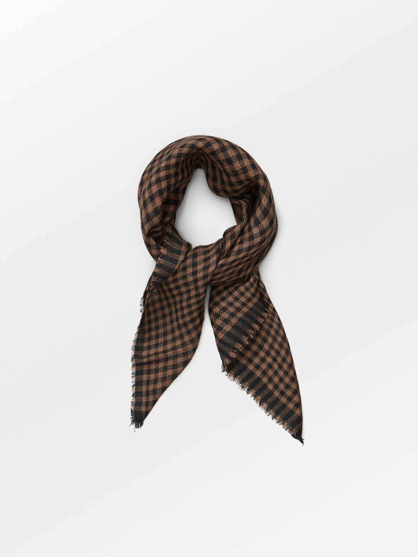 Gingham Woo Scarf OneSize   BeckSöndergaard