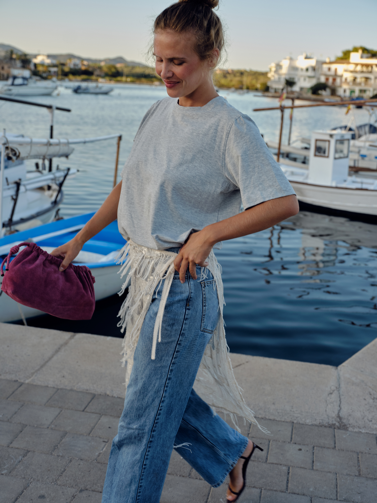 Becksöndergaard, Suede Rumi Bag - Malaga Pink, onesize