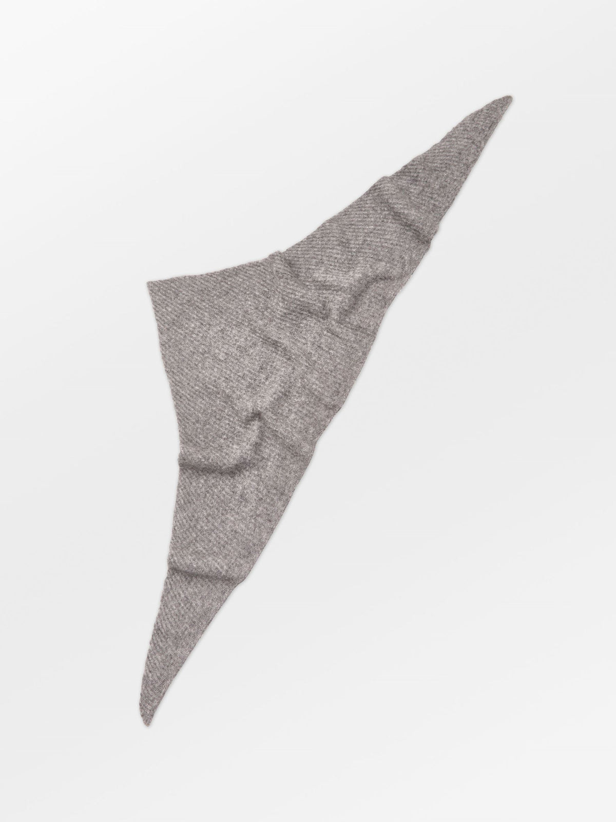 Becksöndergaard, Alpaca-Wool Triangle Scarf - Grey Melange, scarves, scarves, winter accessories, winter accessories