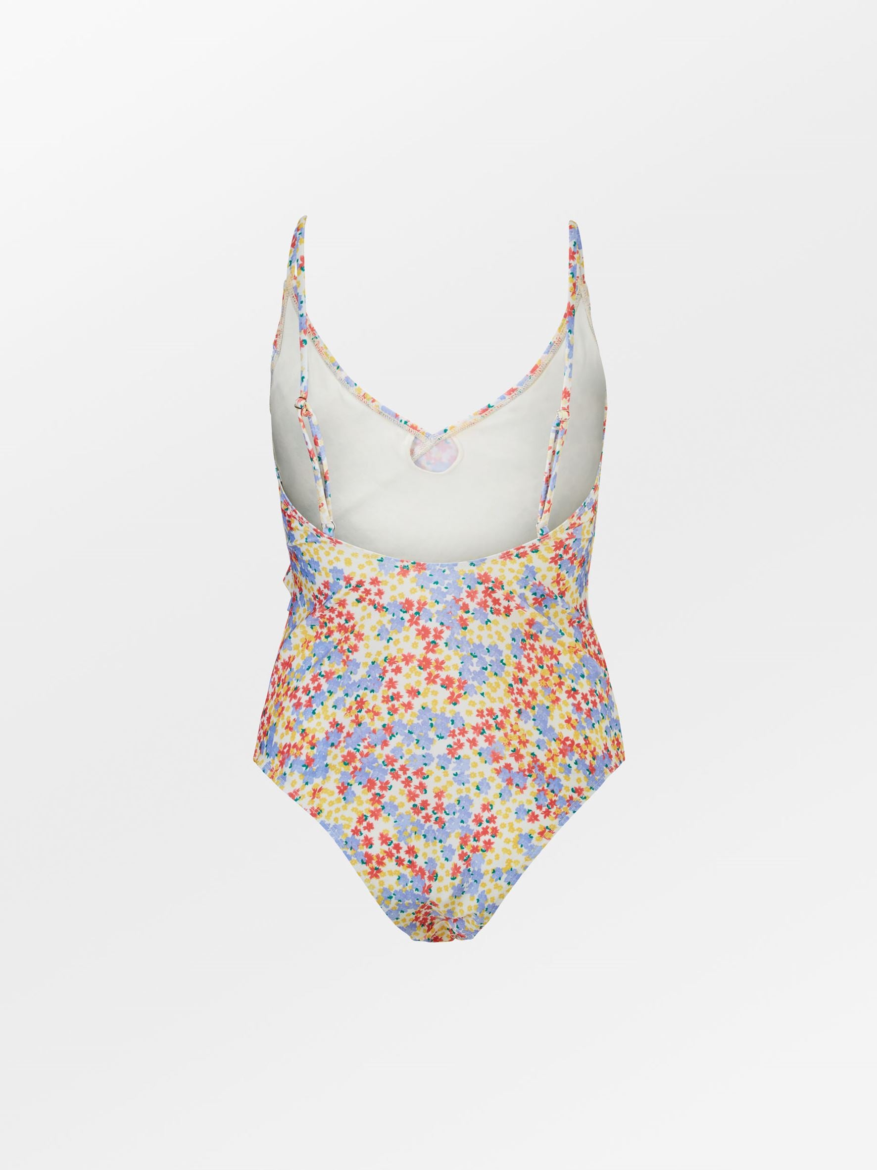 Oline Bly Frill Swimsuit Clothing   BeckSöndergaard