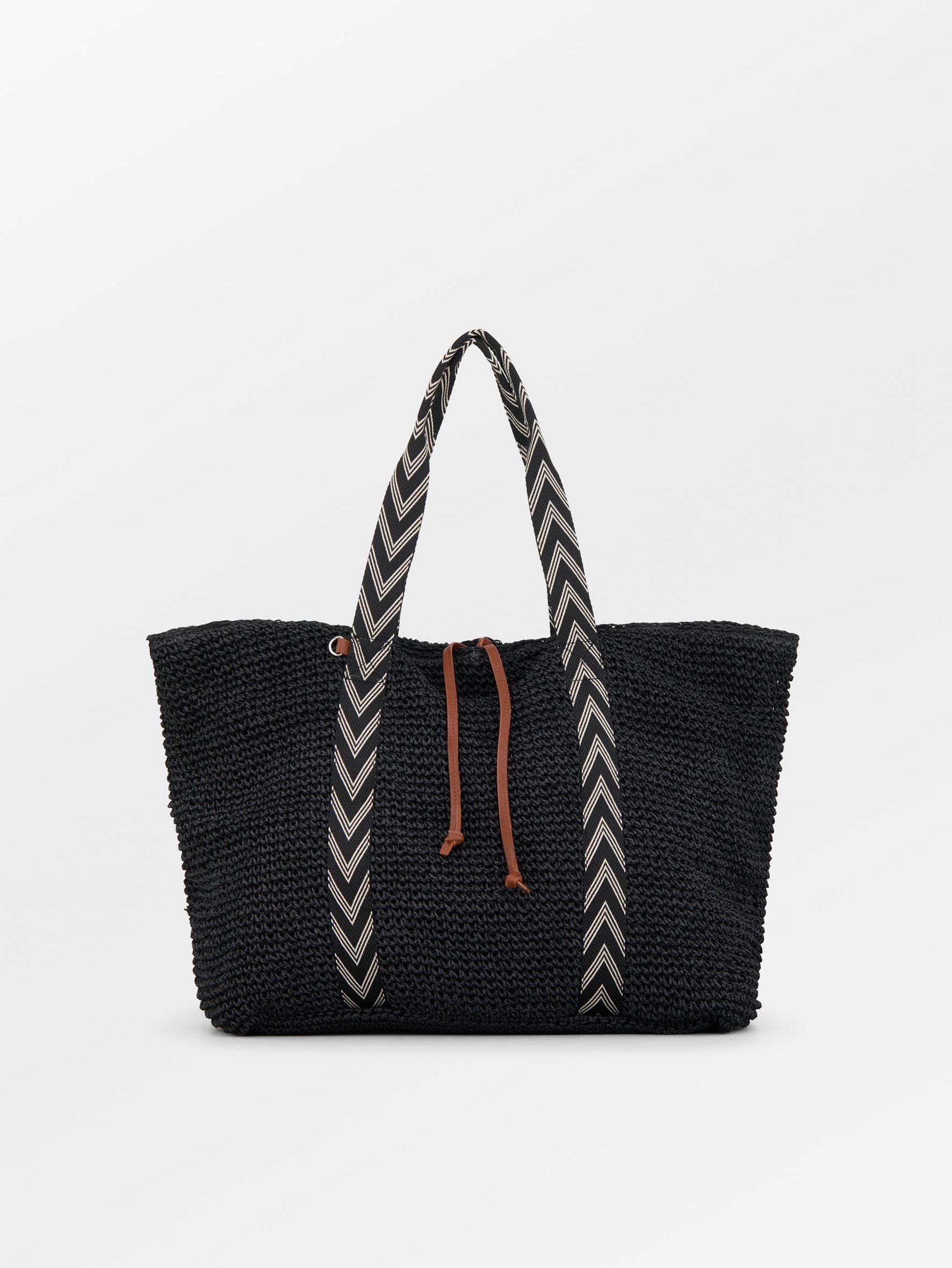 Becksöndergaard, Paper Straw Pheobe Bag - Black, archive, archive