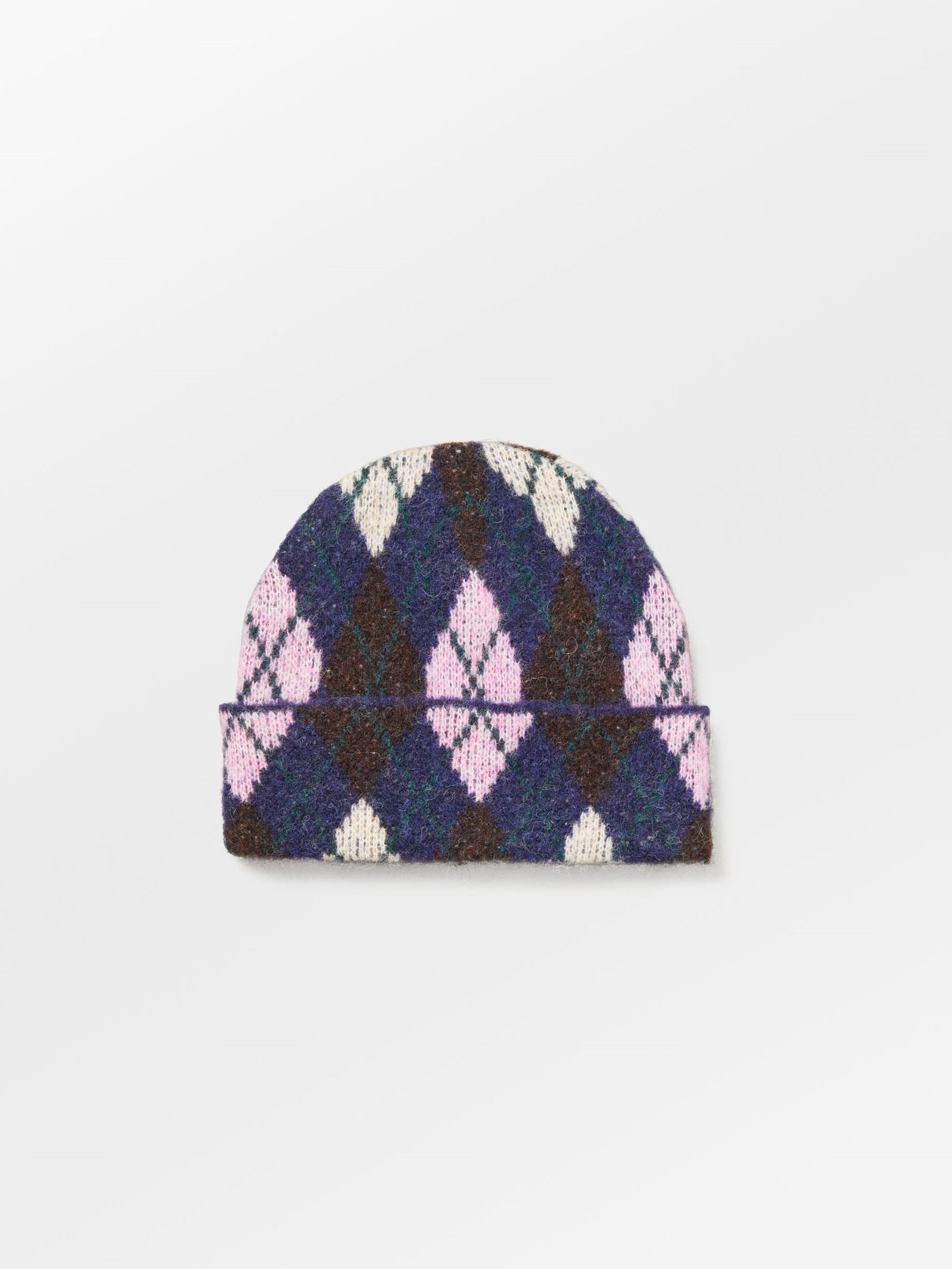 Argyle Wool Beanie OneSize BeckSöndergaard