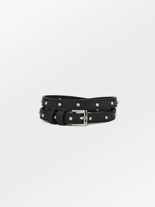 Becksöndergaard, Nappa Stud Aria Belt - Black, accessories, accessories, sale, sale