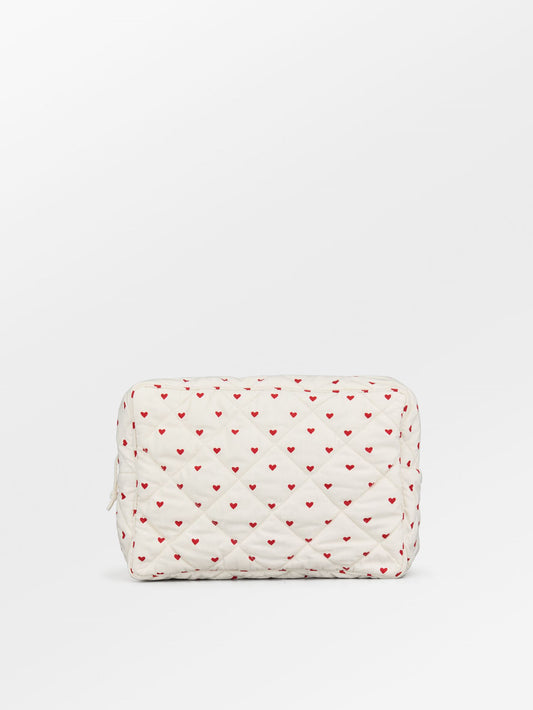 Becksöndergaard, Amor Malin Bag - Off-white/Red, homewear, homewear