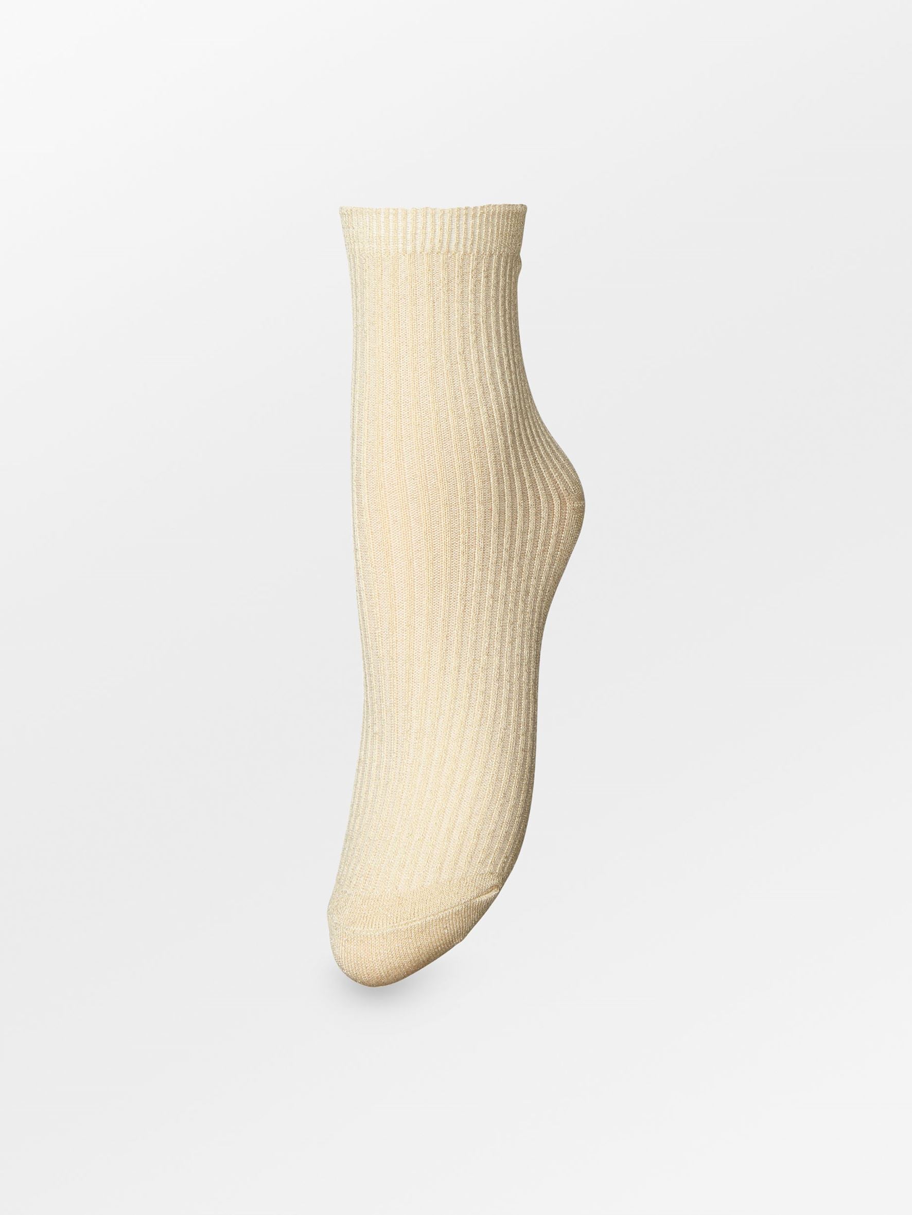 Becksöndergaard, Telmira Glitter Sock - Melon Yellow, archive, archive, sale, sale, socks