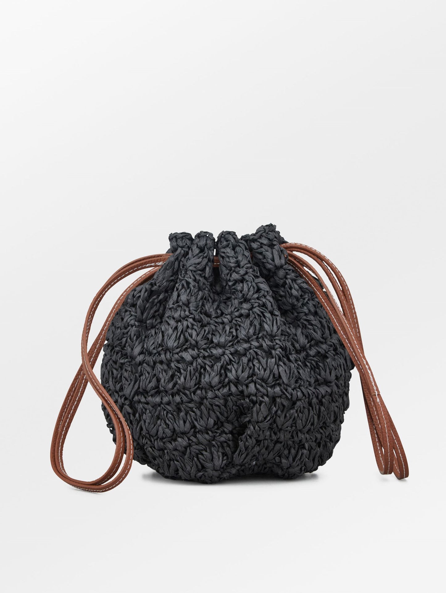 Becksöndergaard, Mesh Straw Bina Bag - Black, bags, bags, sale, sale, bags, bags, bags