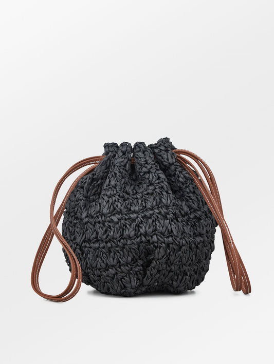 Becksöndergaard, Mesh Straw Bina Bag - Black, bags, bags, sale, sale, bags, bags, bags